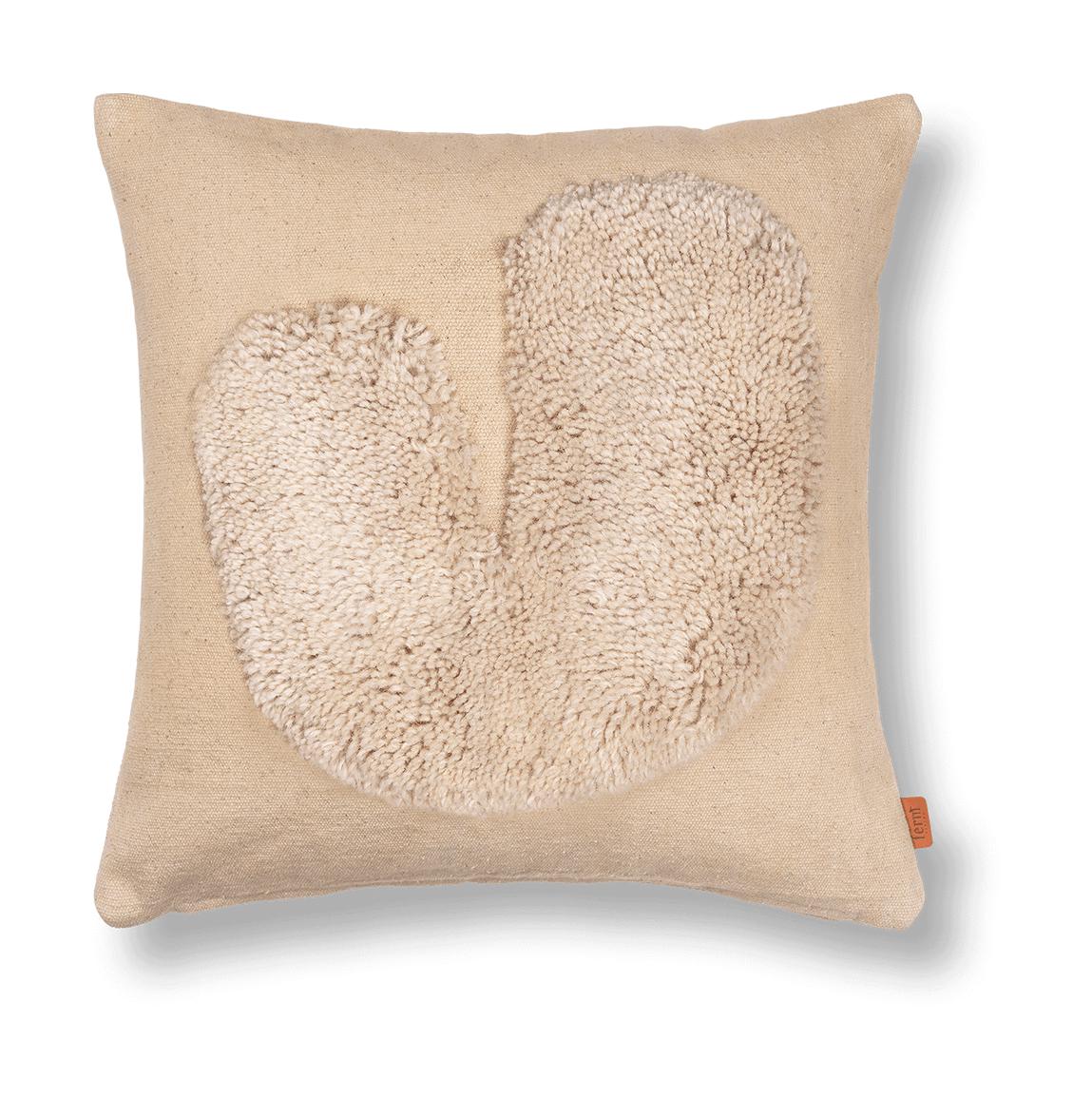 Ferm Living Lay Cushion, Sand/Off White