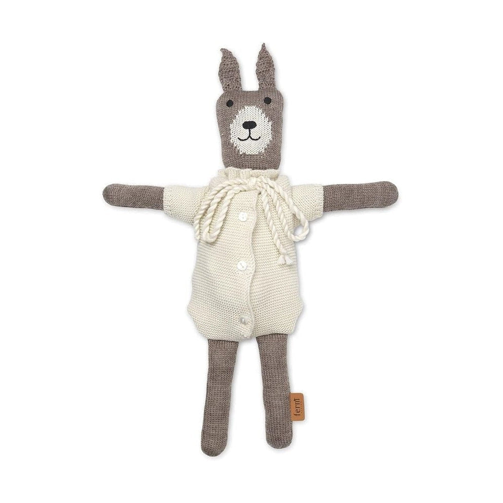 Ferm Living Lee Merino Rabbit Family, Sugar Kelp Melange/Off White