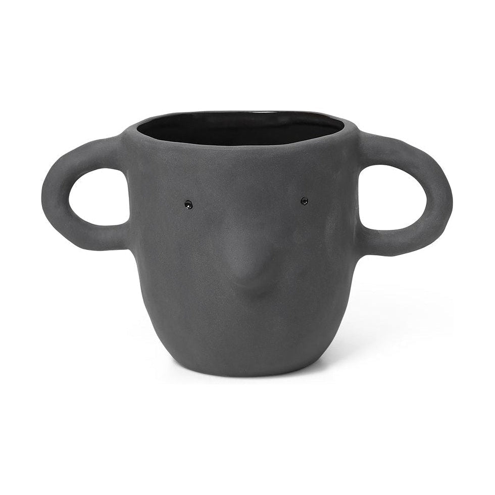 Ferm Living Mus Flowerpot, Dark Grey