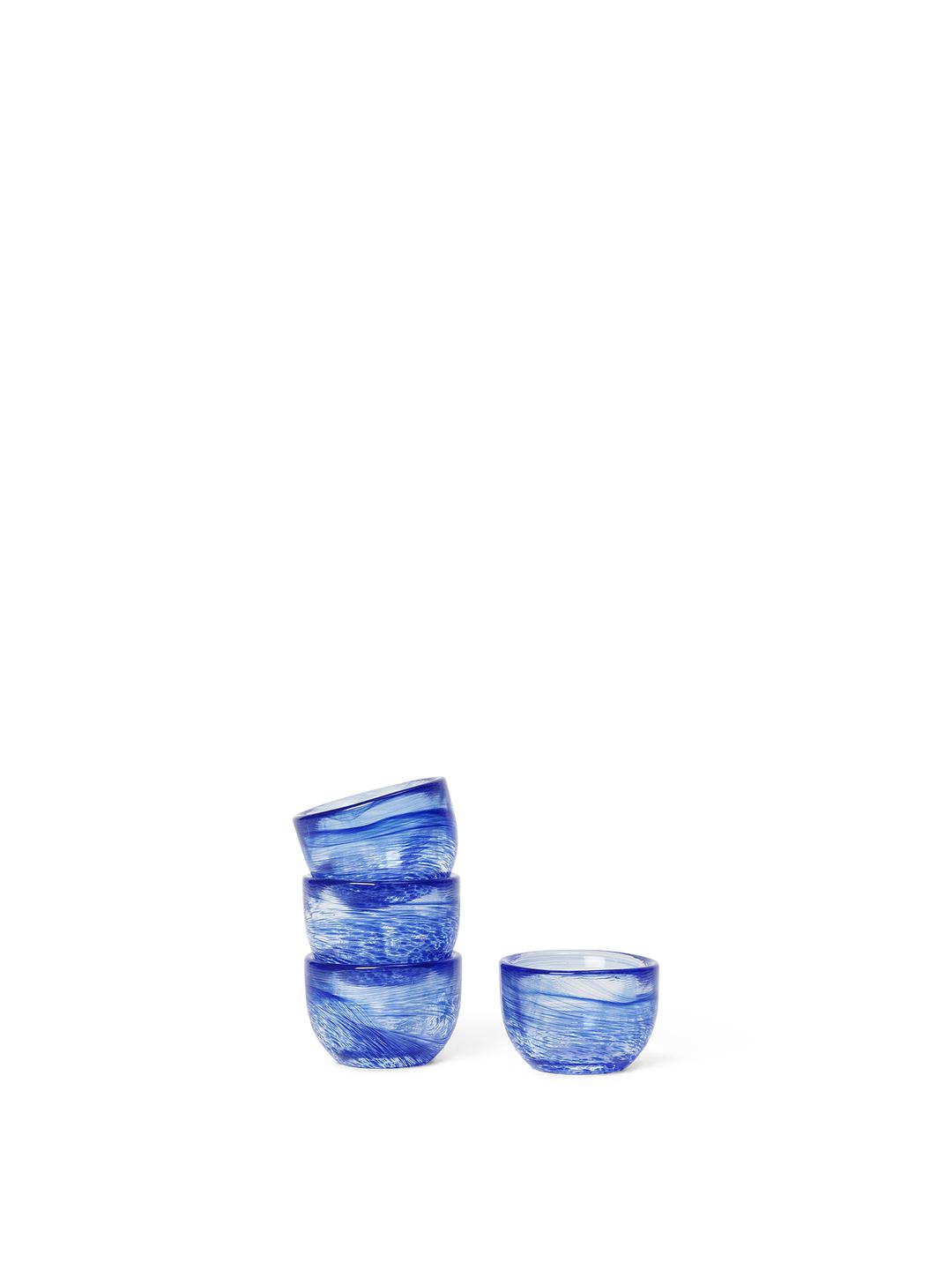 Ferm Living Tinta Egg Cup, Set Of 4 Blue