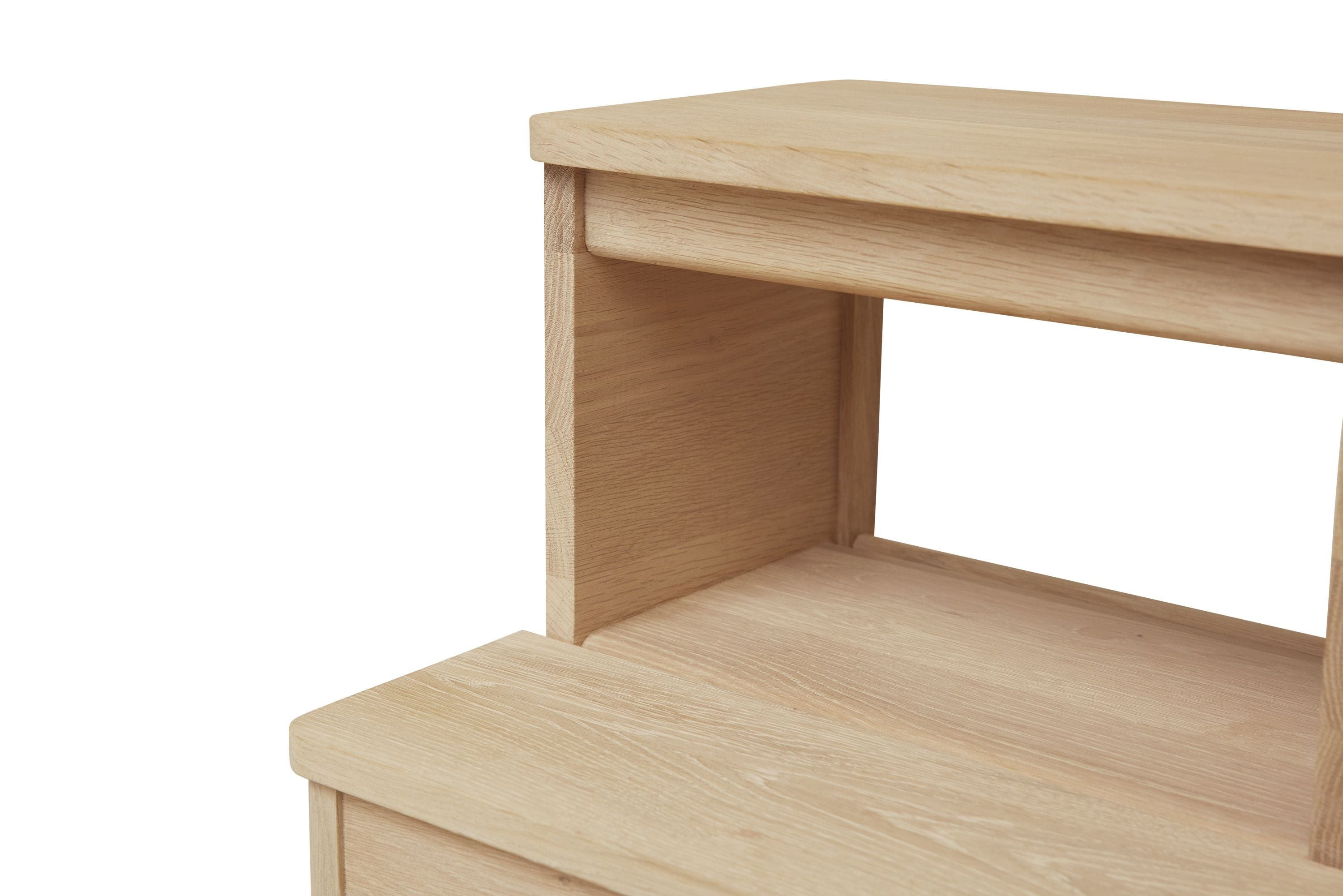 Form & Refine A Line Stepstool. White Oak