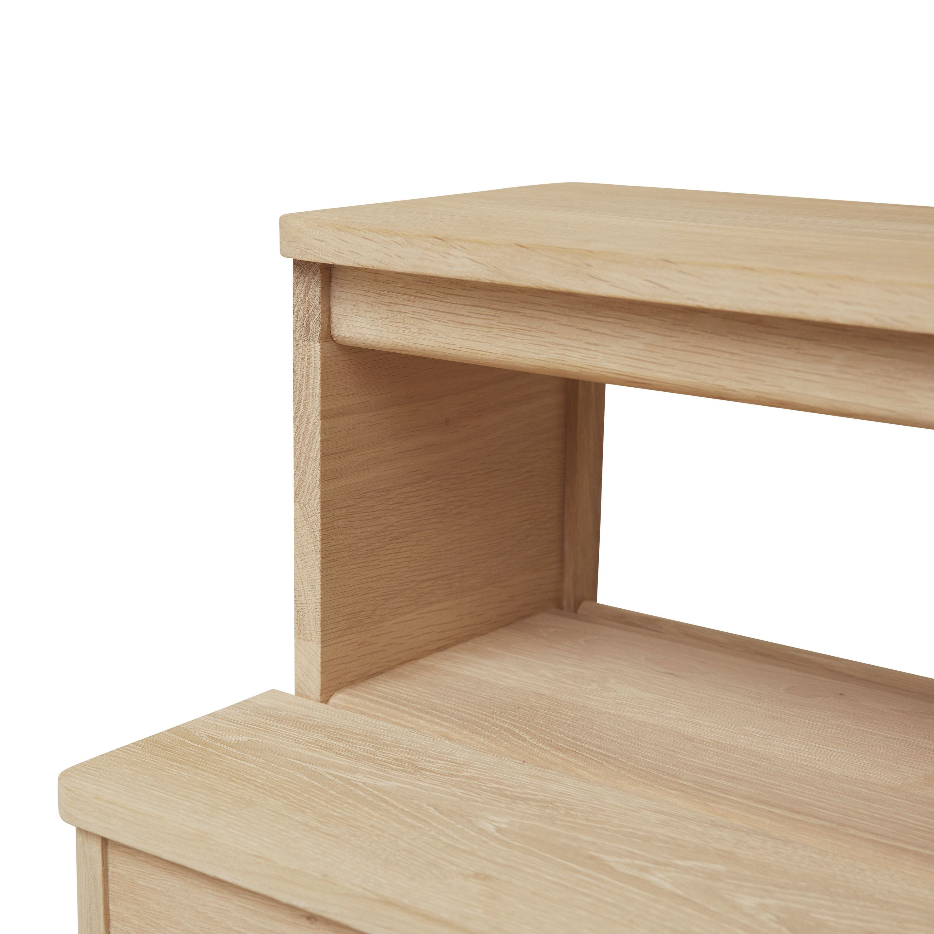 Form & Refine A Line Stepstool. White Oak