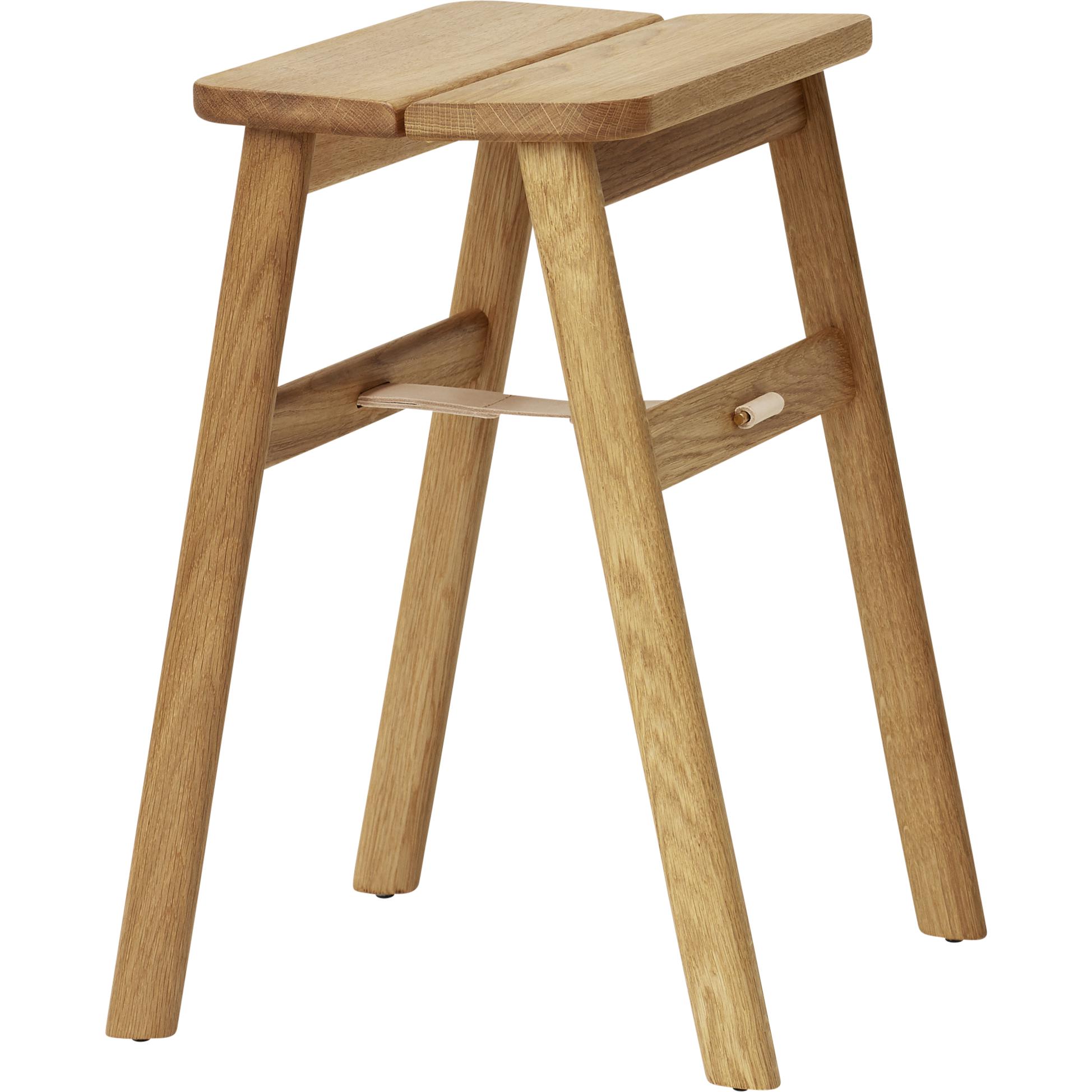 Form & Refine Angle Foldable Stool. Oak