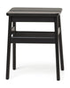 Form & Refine Angle Standard Stool 45 Cm. Black Stained Beech