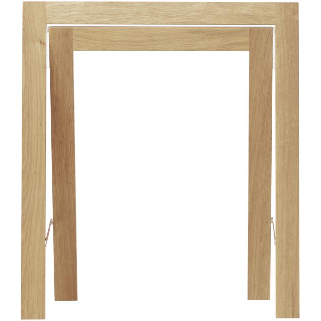 Form & Refine Austere Trestle Set Of 2. White Oiled Oak