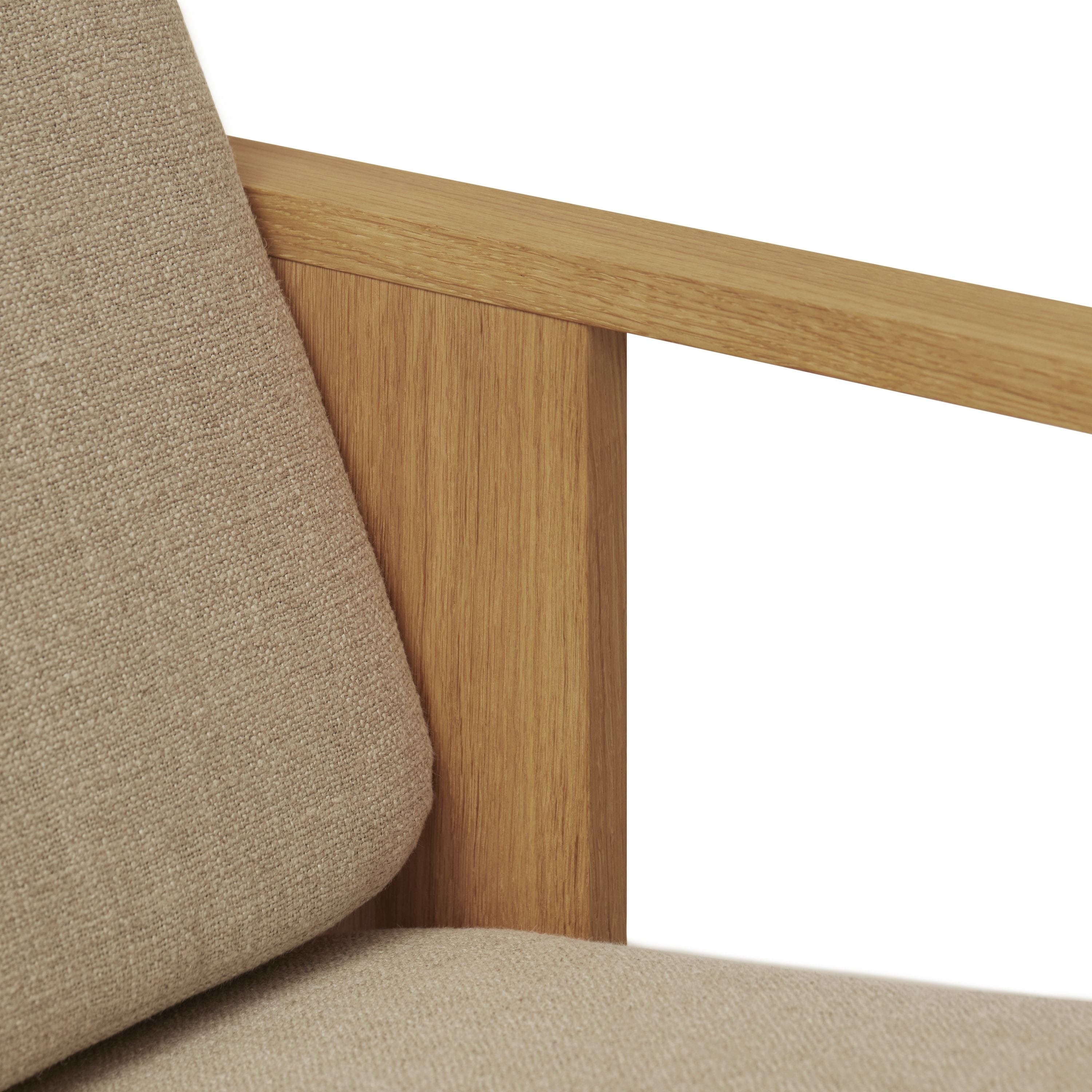 Form & Refine Block Lounge Chair. Oak