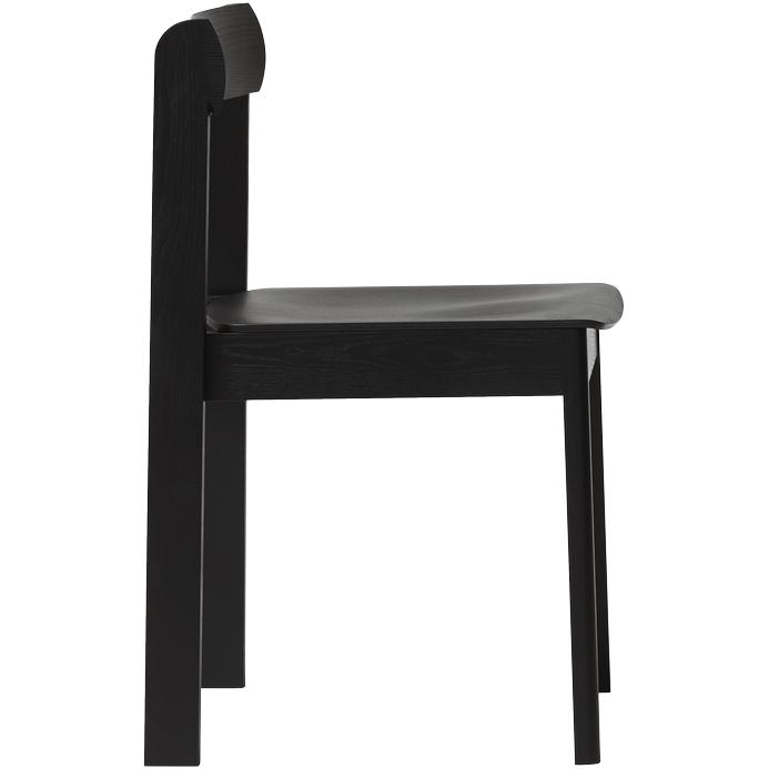 Form & Refine Blueprint Chair. Black Stained Oak