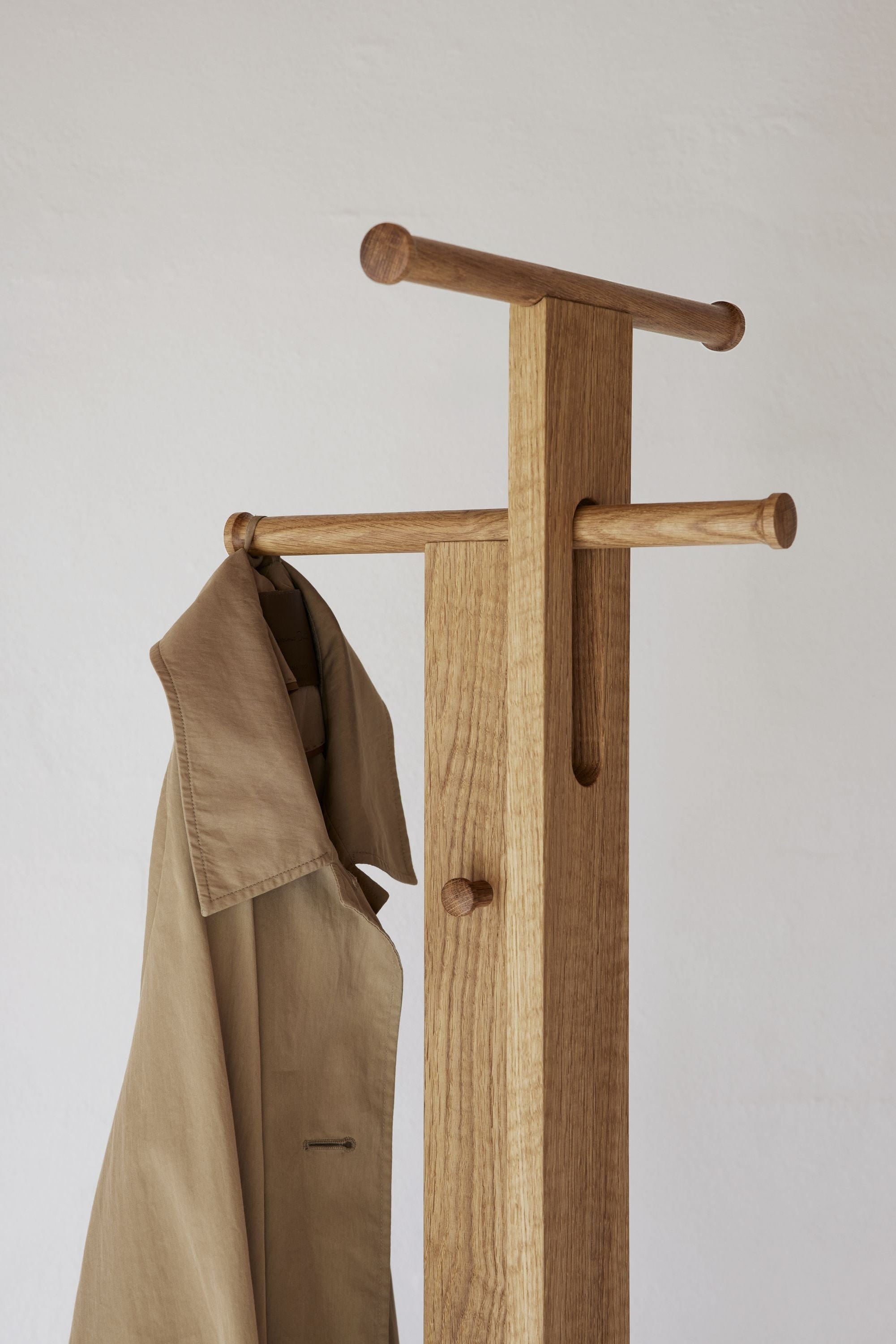 Form & Refine Foyer Coat Stand. Oak