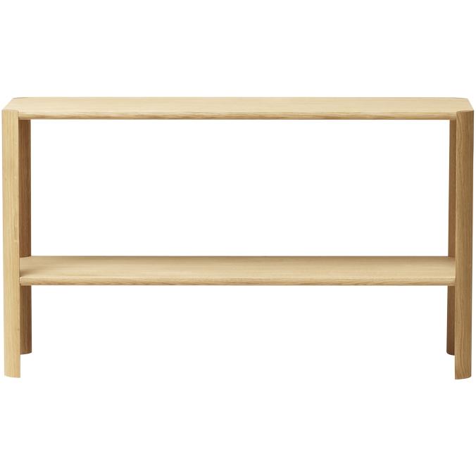 Form & Refine Leaf Shelf 1x2. White Oil Oak