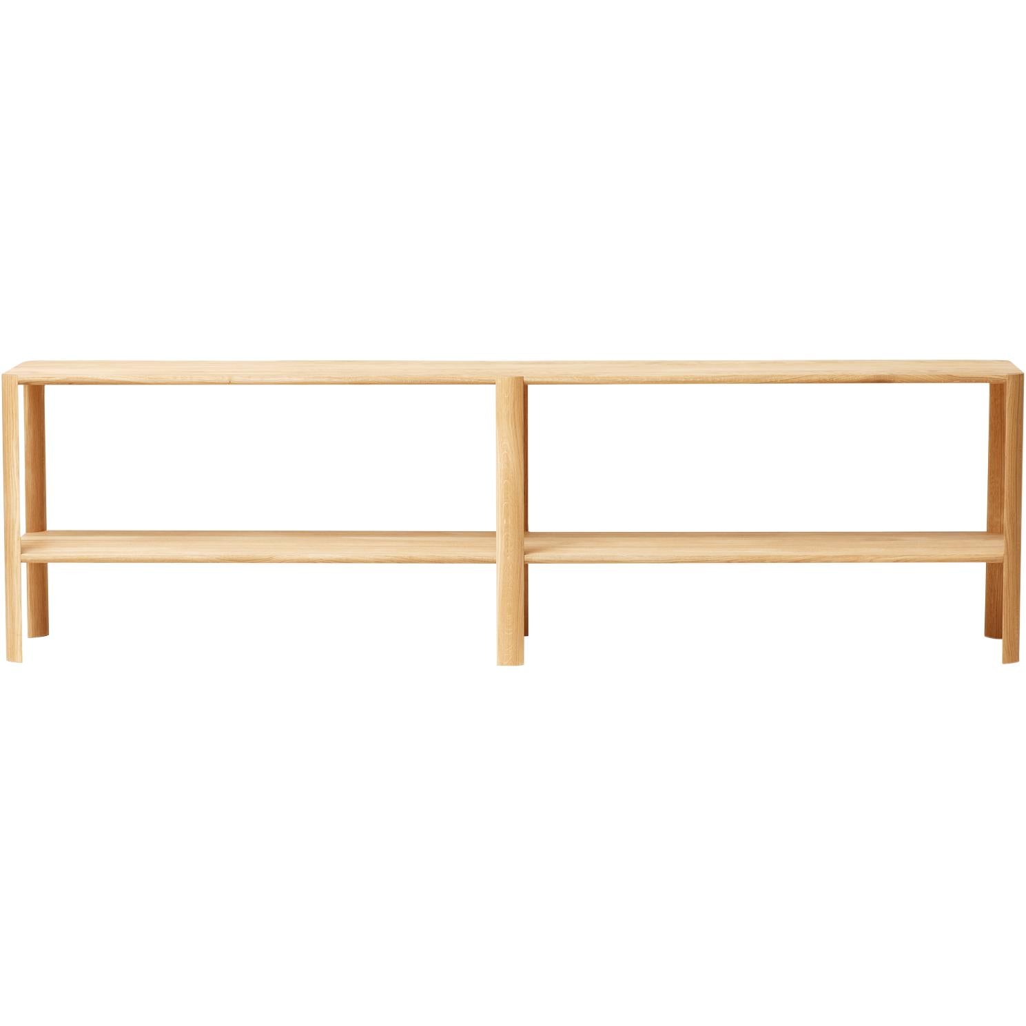 Form & Refine Leaf Shelf 2x2. Oak