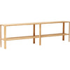 Form & Refine Leaf Shelf 2x2. Oak