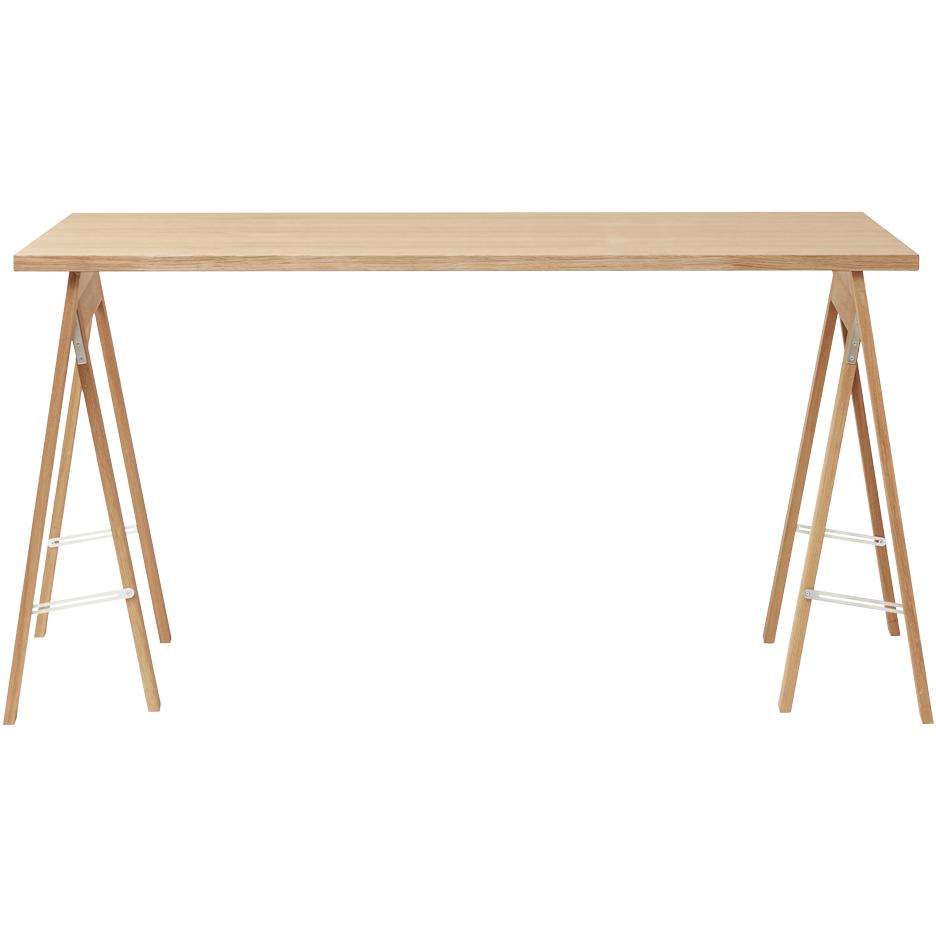 Form & Refine Linear Tabletop 125x68 Cm. White Oiled Oak