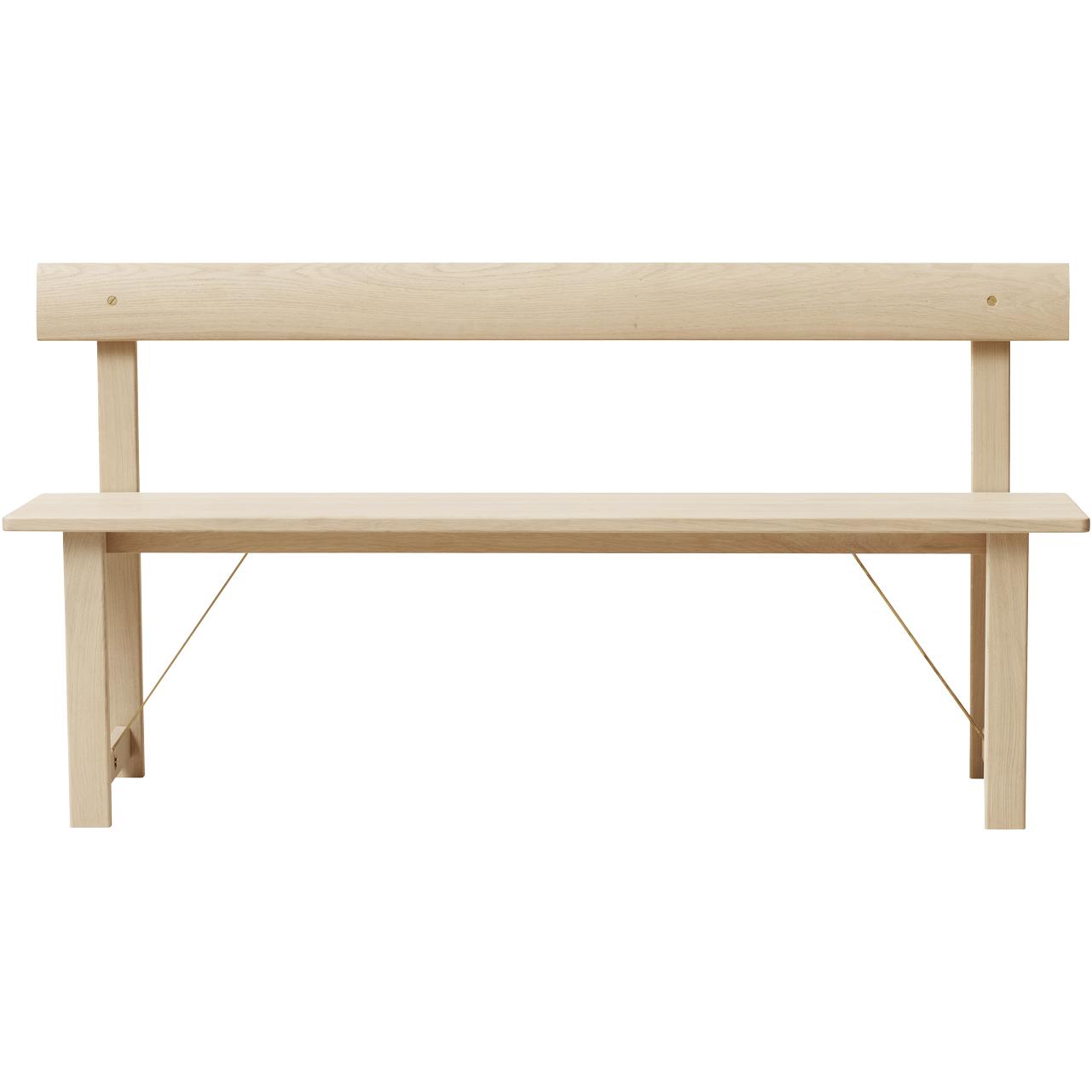 Form & Refine Position Bench 155 Cm. White Oil Oak