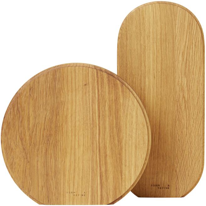 Form & Refine Section Cutting Board. Round