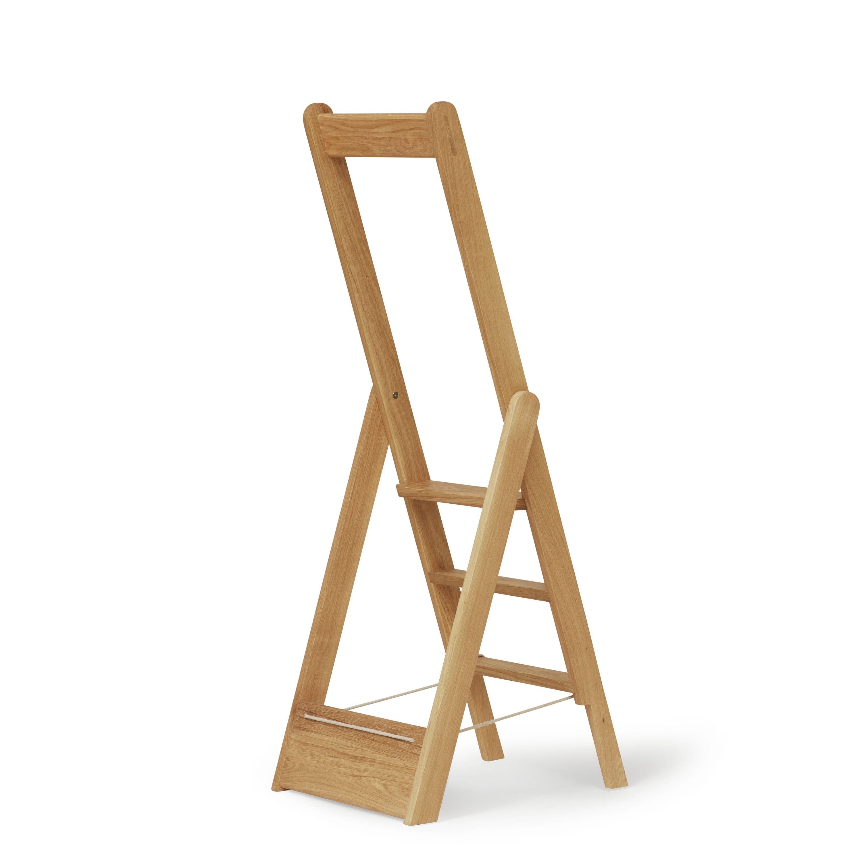 Form & Refine Step By Step Ladder. Oak