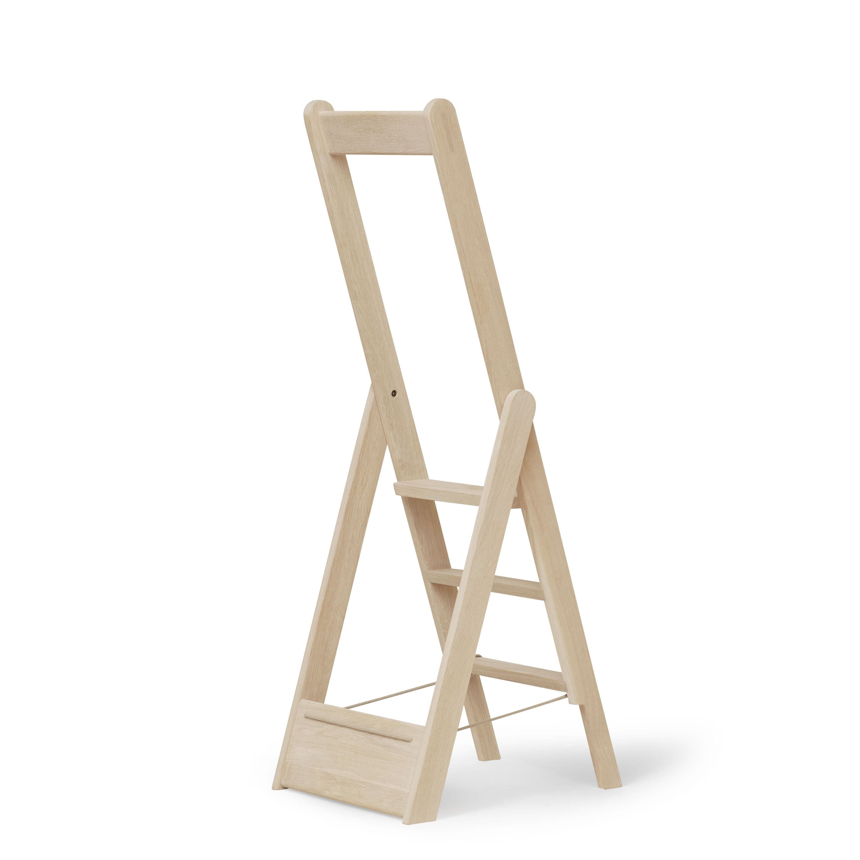 Form & Refine Step By Step Ladder. White Oak