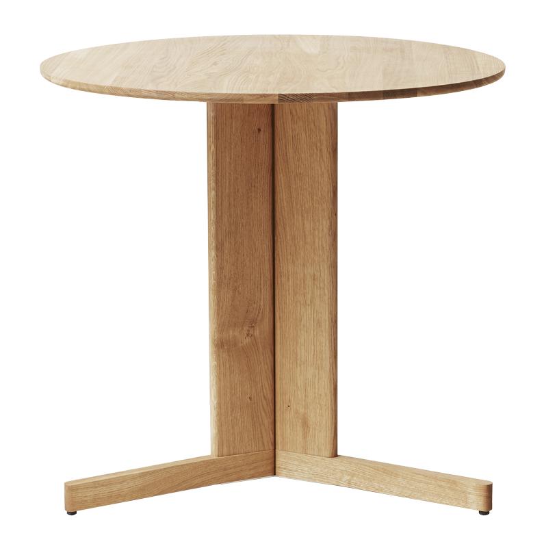 Form & Refine Trefoil Table ø75 Cm. White Oak