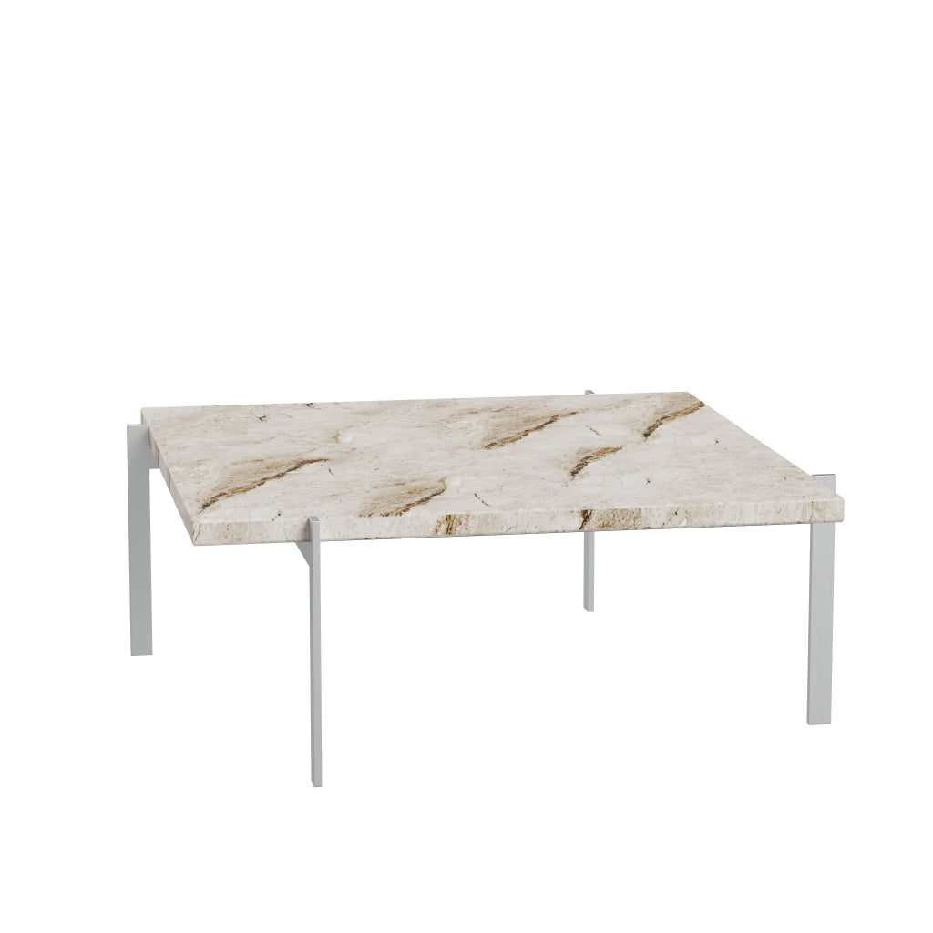 Fritz Hansen Pk61 Coffee Table 80 Cm, Beige Marble