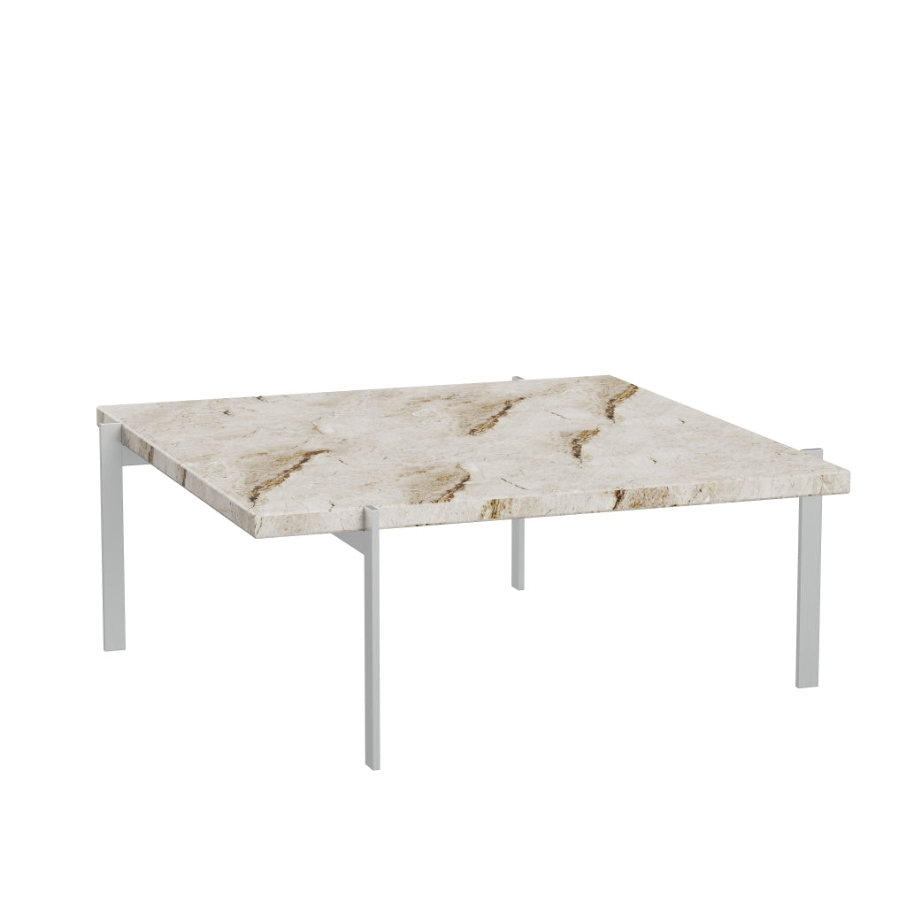 Fritz Hansen Pk61 Coffee Table 80 Cm, Beige Marble