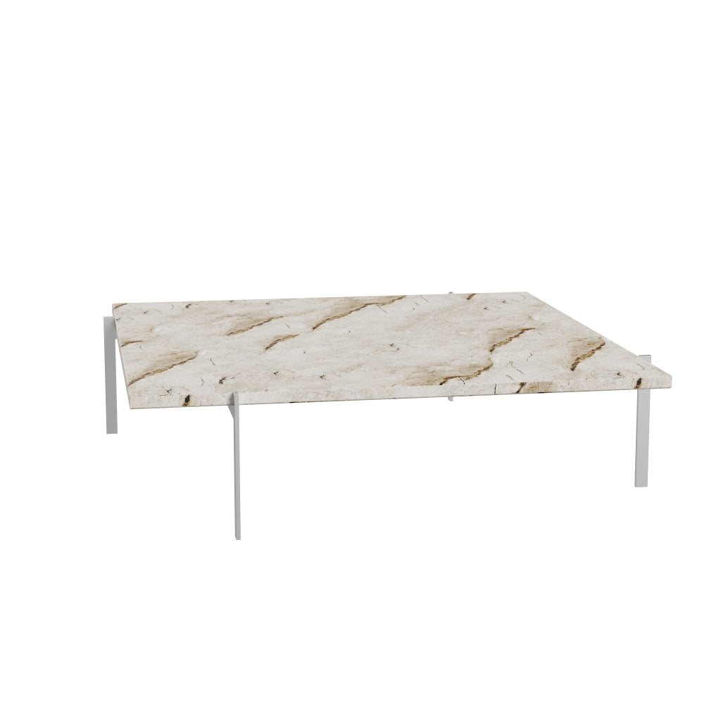 Fritz Hansen Pk61 A Coffee Table 120 Cm, Beige Marble