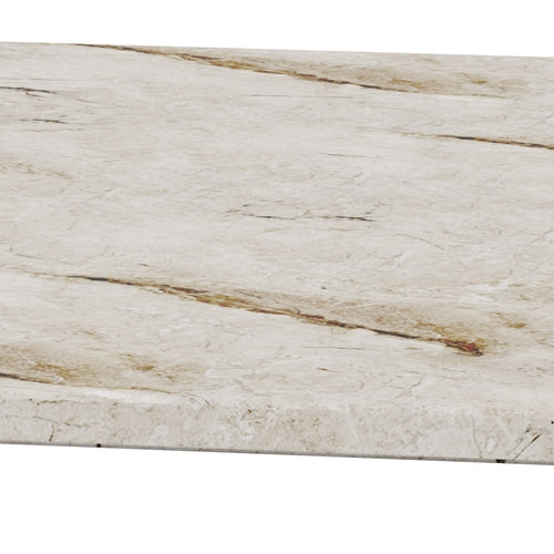 Fritz Hansen Pk61 A Coffee Table 120 Cm, Beige Marble