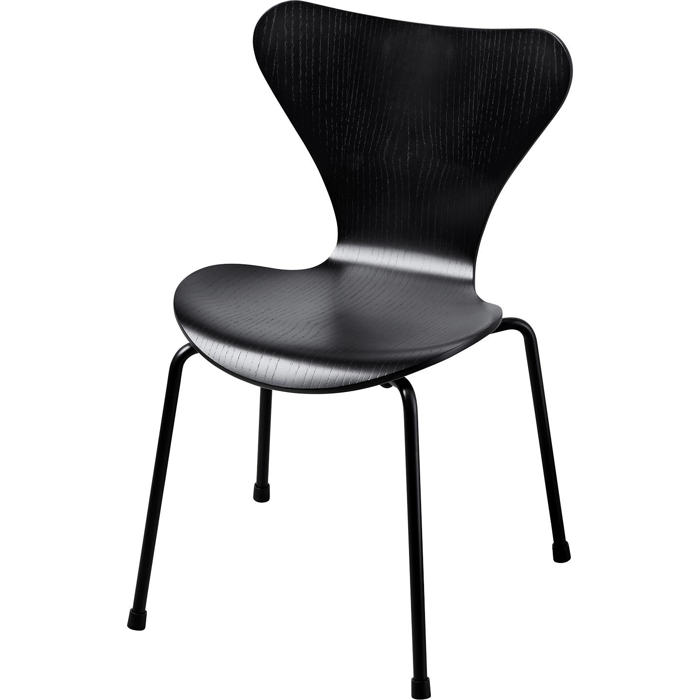 Fritz Hansen Series 7 Children's Chair, Black