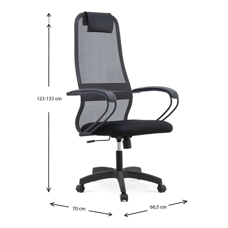 Office Chair SEMPRE Mesh Grey/Black