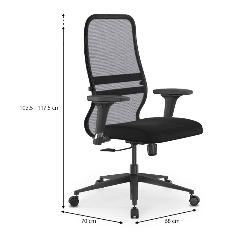 Office Chair LUXEMBOURG Black