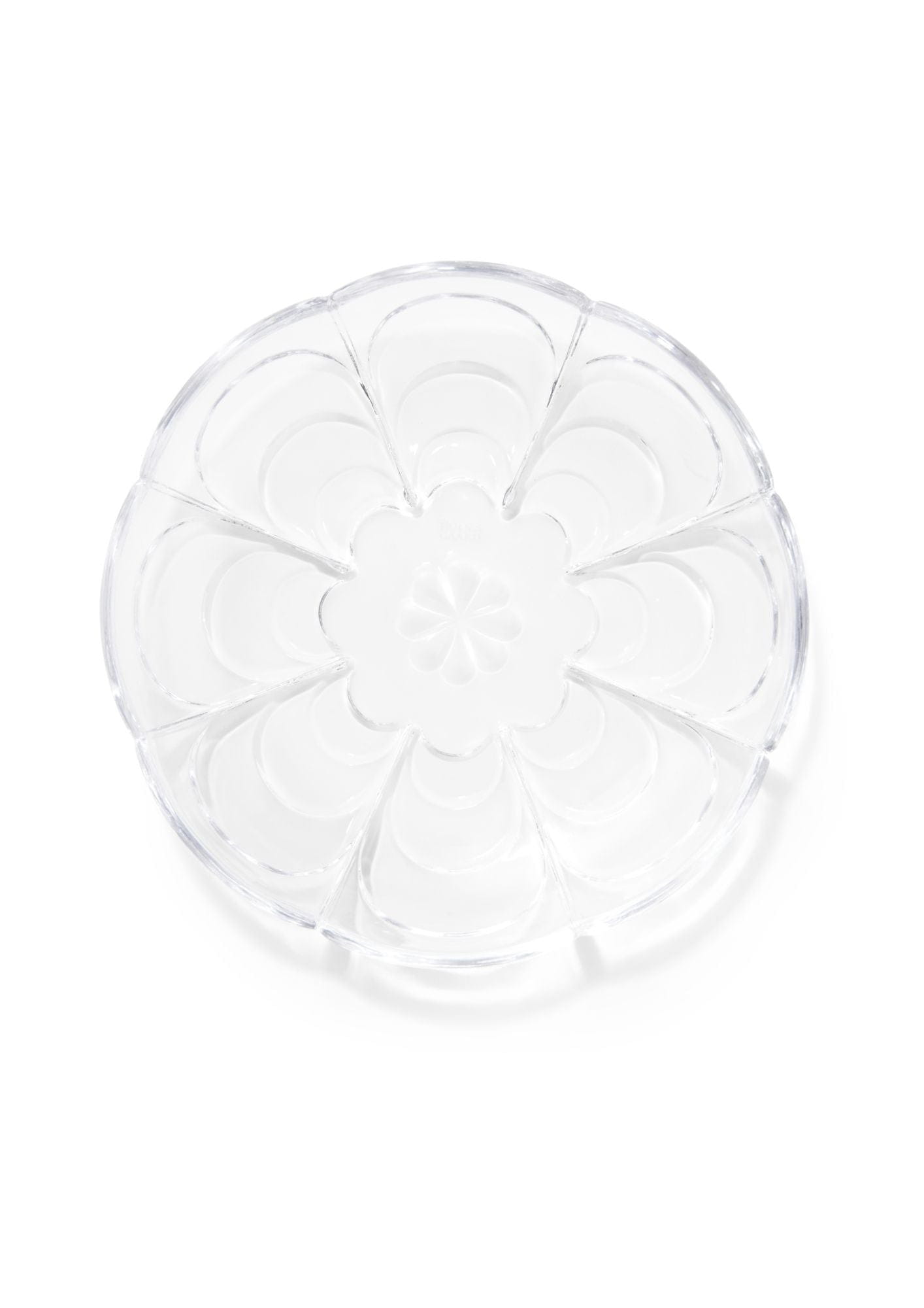 Holmegaard Lily Small Egg Plates Set Of 2 ø16 Cm, Clear