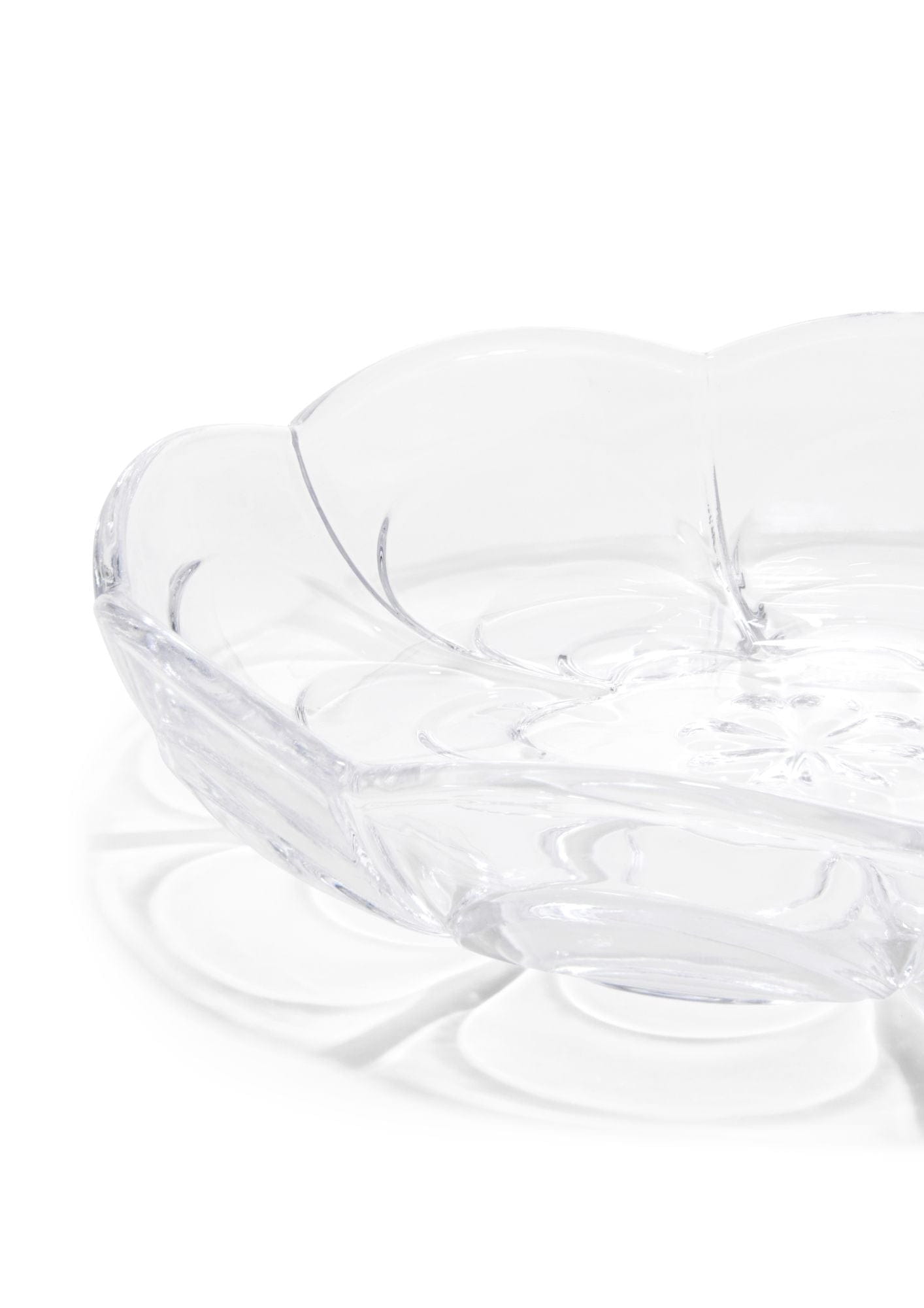 Holmegaard Lily Small Egg Plates Set Of 2 ø16 Cm, Clear