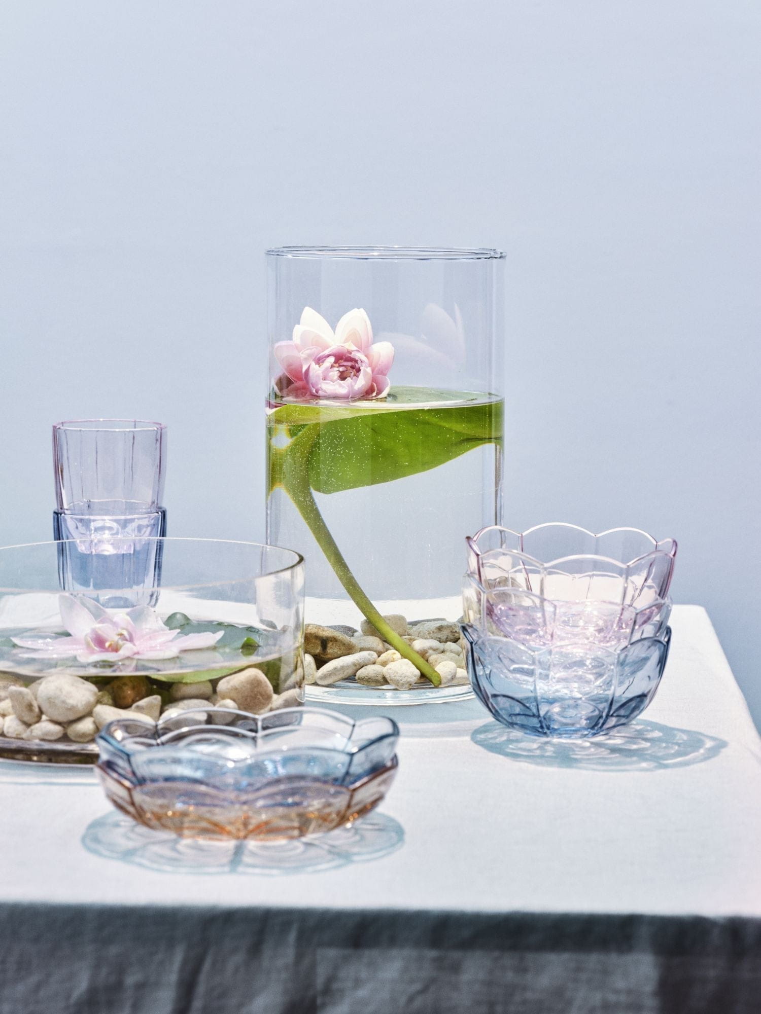 Holmegaard Lily Bowl Set Of 2 ø13 Cm, Clear