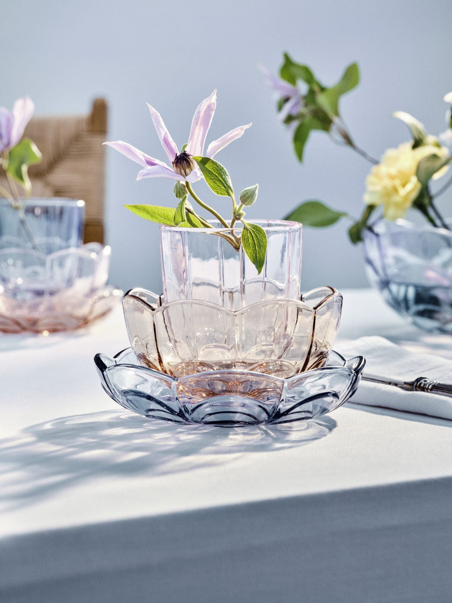 Holmegaard Lily Bowl Set Of 2 ø13 Cm, Clear