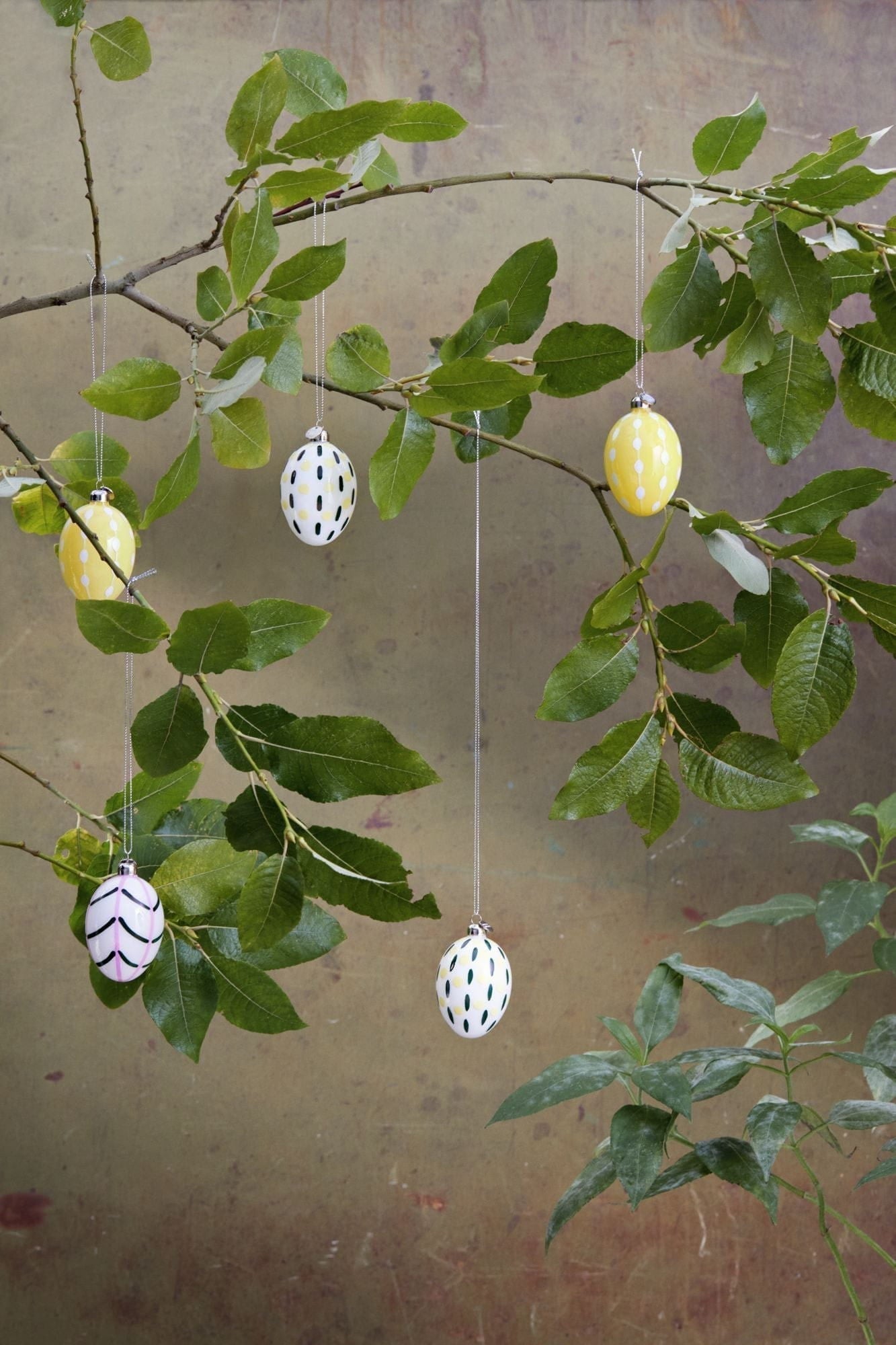 Holmegaard Souvenir Easter Hanging Jewelry, Leaves