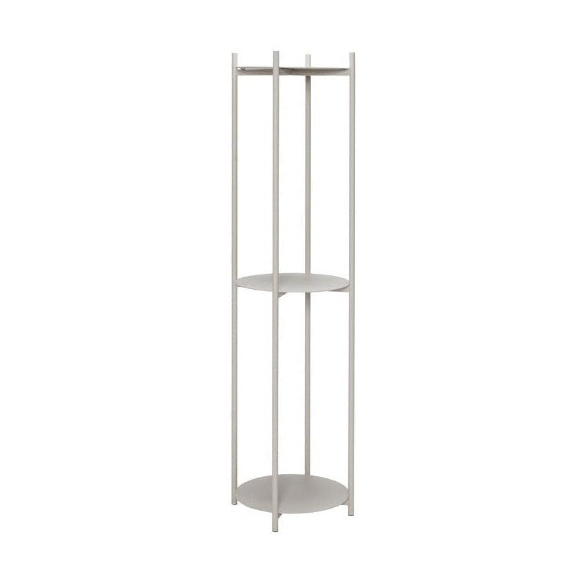 Hübsch Norm Shelf Unit Cylinder, Light Grey