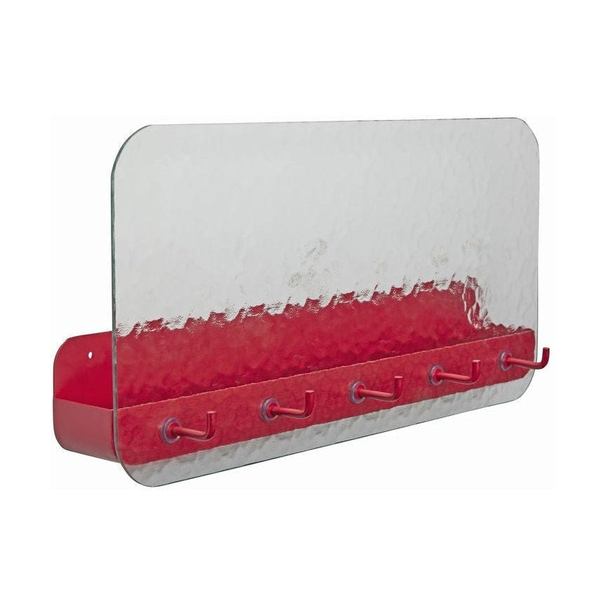 Hübsch Shack Wall Shelf, Red