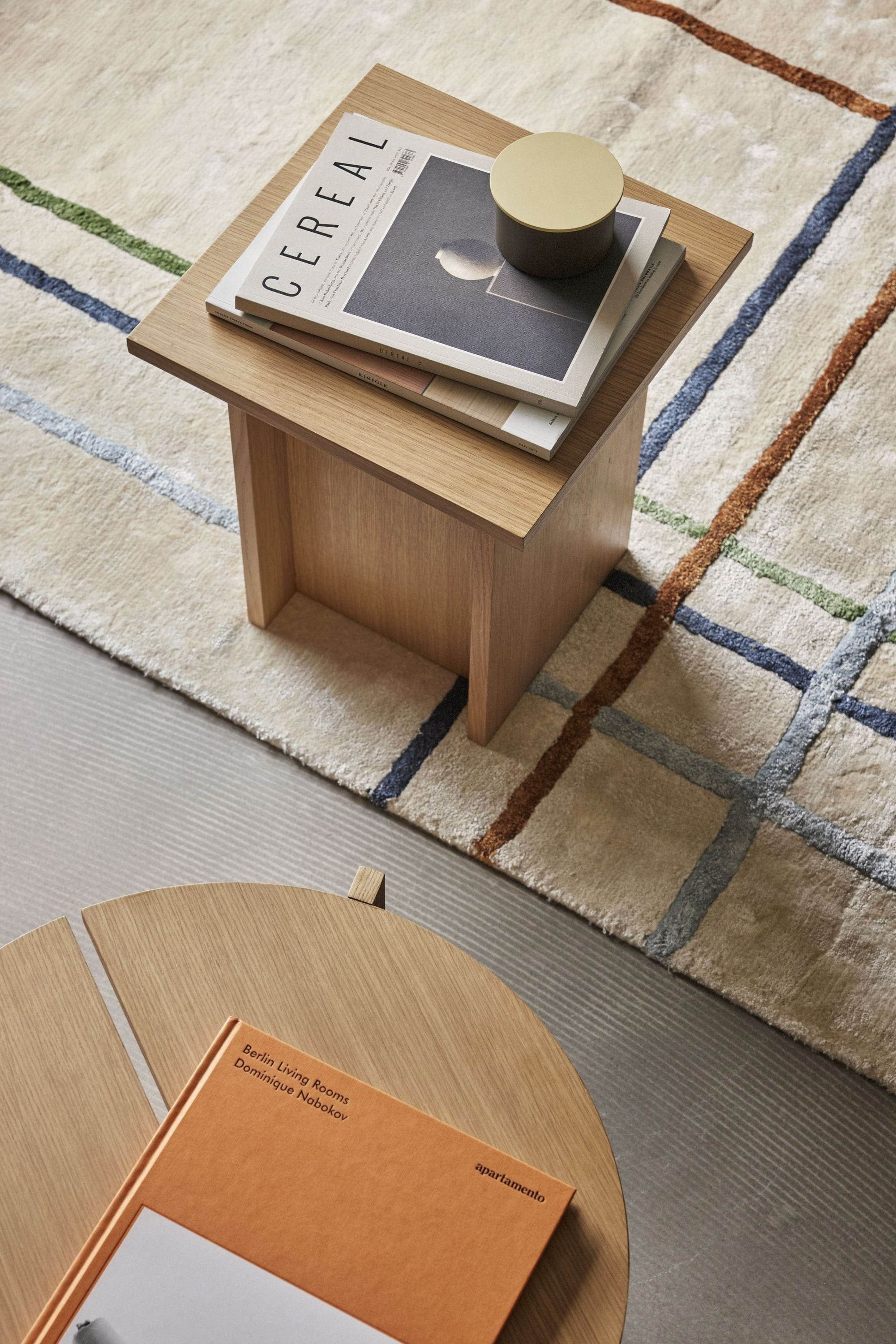 Hübsch Straight Side Table Natural