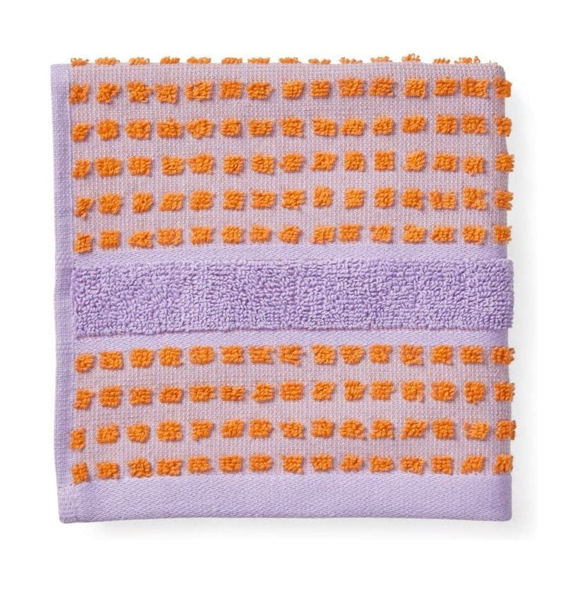 Juna Check Washcloth 30x30 Cm, Purple