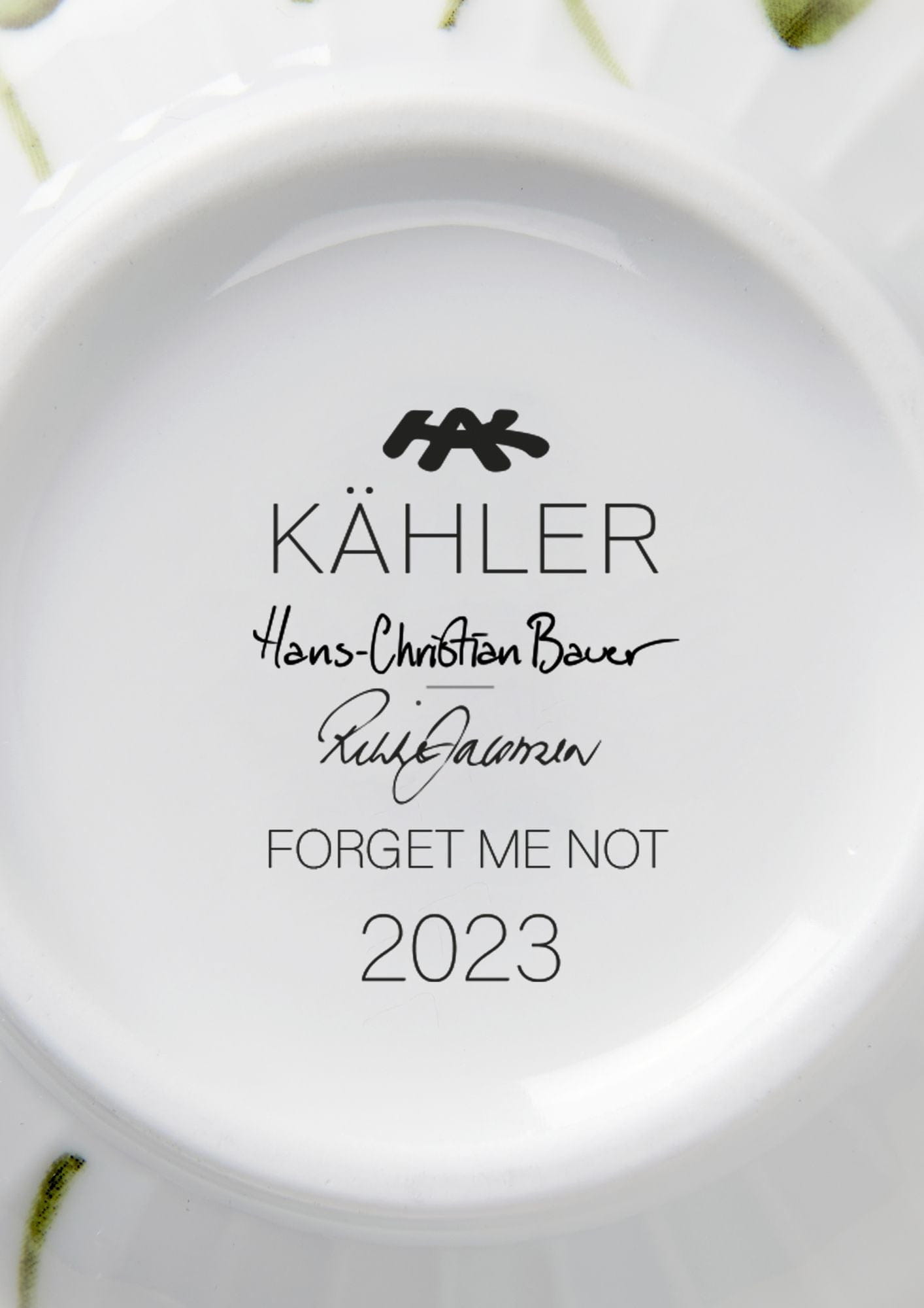 Kähler Hammershøi Summer Cup 330 Ml, Forget Me Not