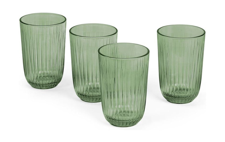 Kähler Hammershøi Water Glass 37 Cl, Green 4 P Cs.