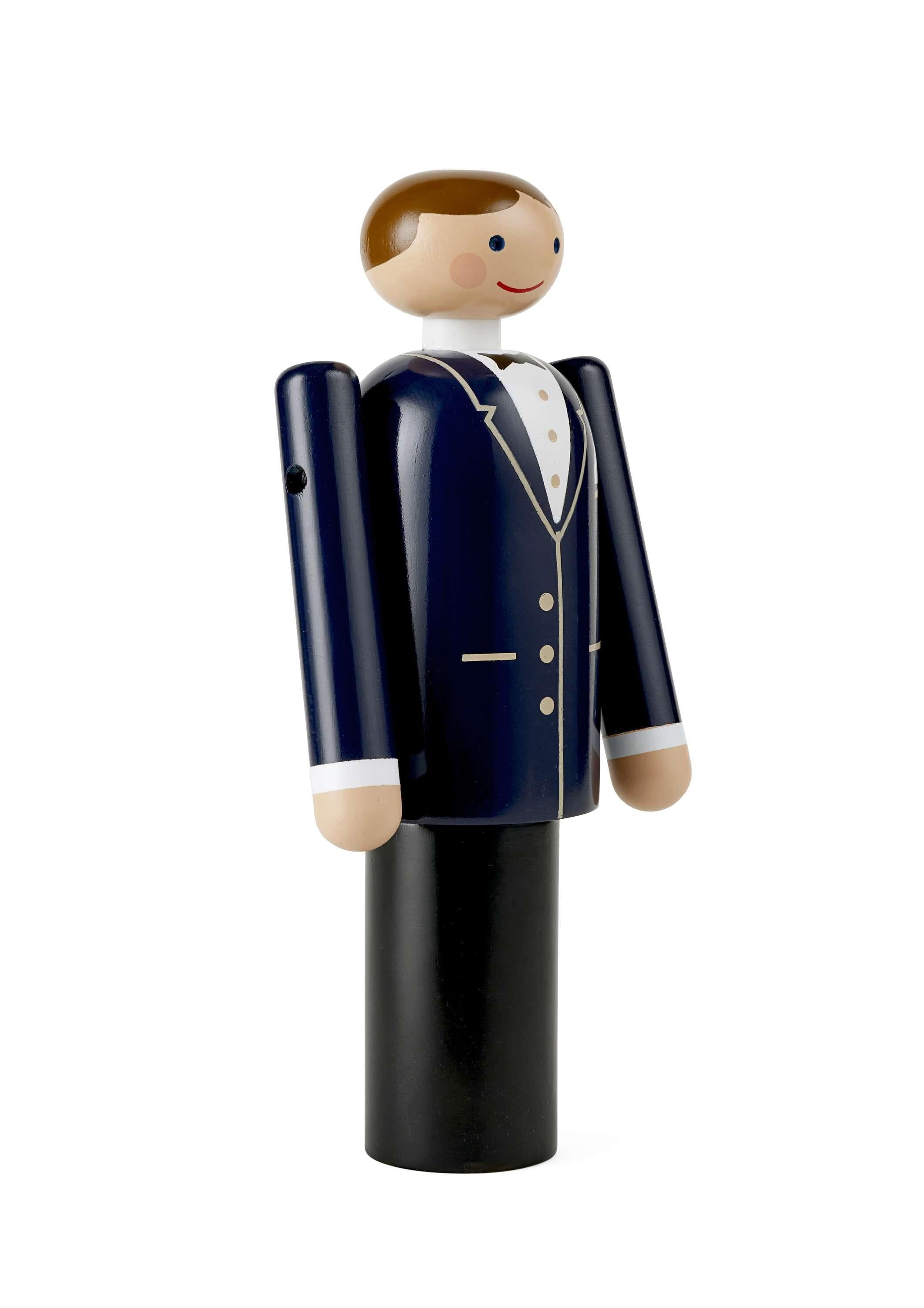 Kay Bojesen Groom H18 Cm Blue/Black/White