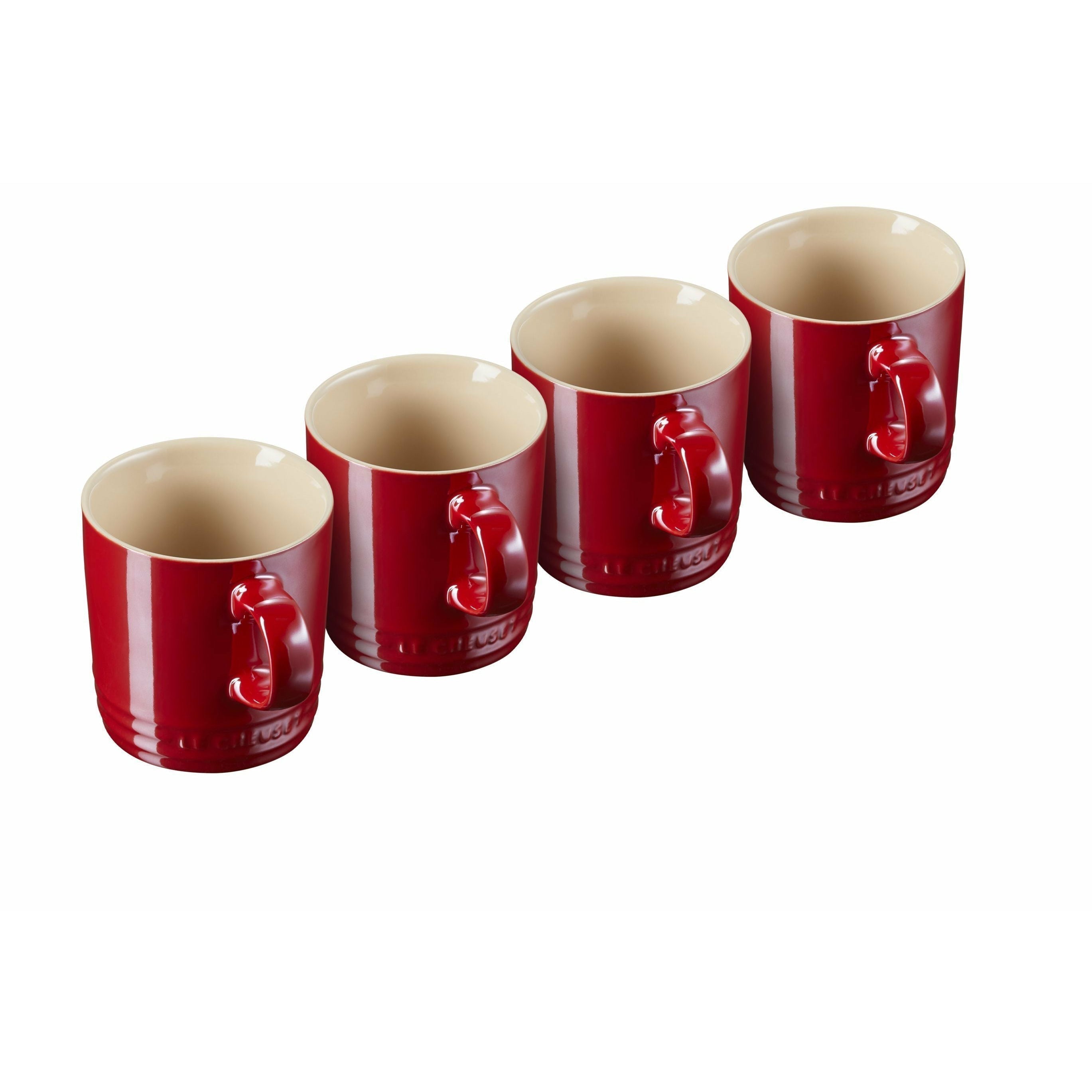 Le Creuset Cup Metallics 350 Ml Cherry Red, 4 Pcs.