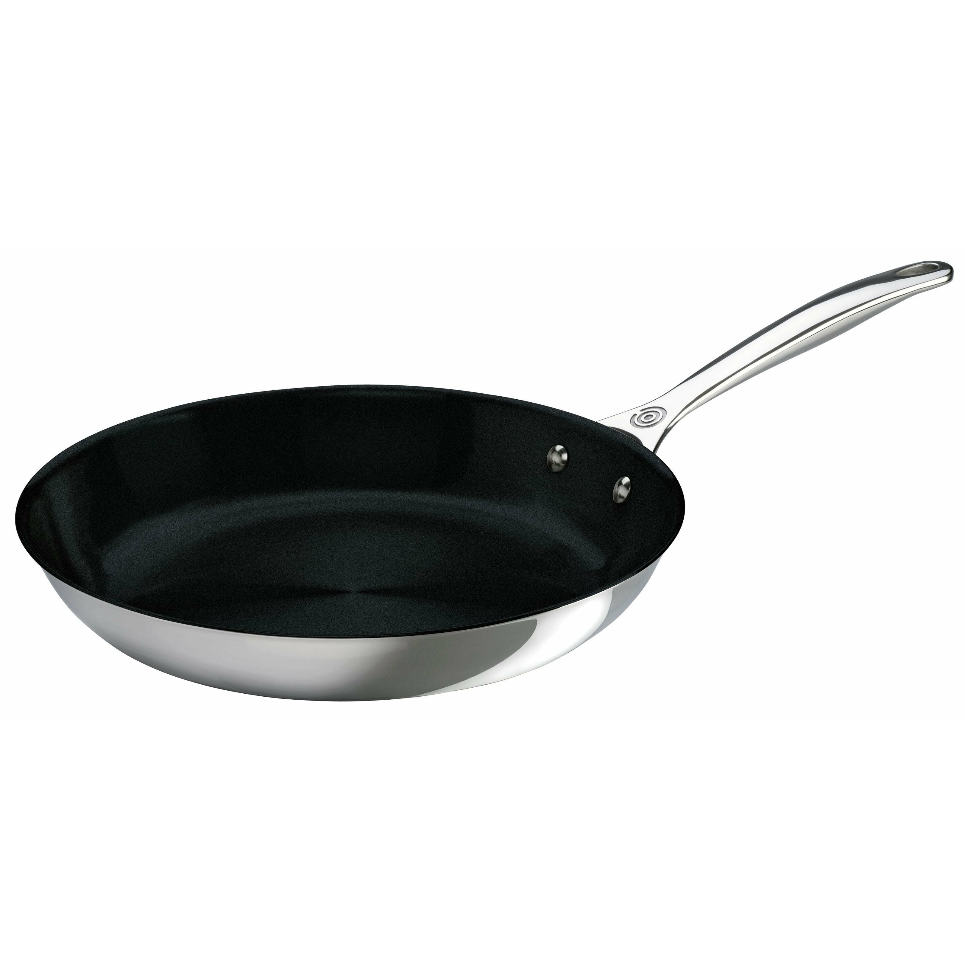 Le Creuset Signature Stainless Steel Shallow Non Stick Frying Plan 30 Cm