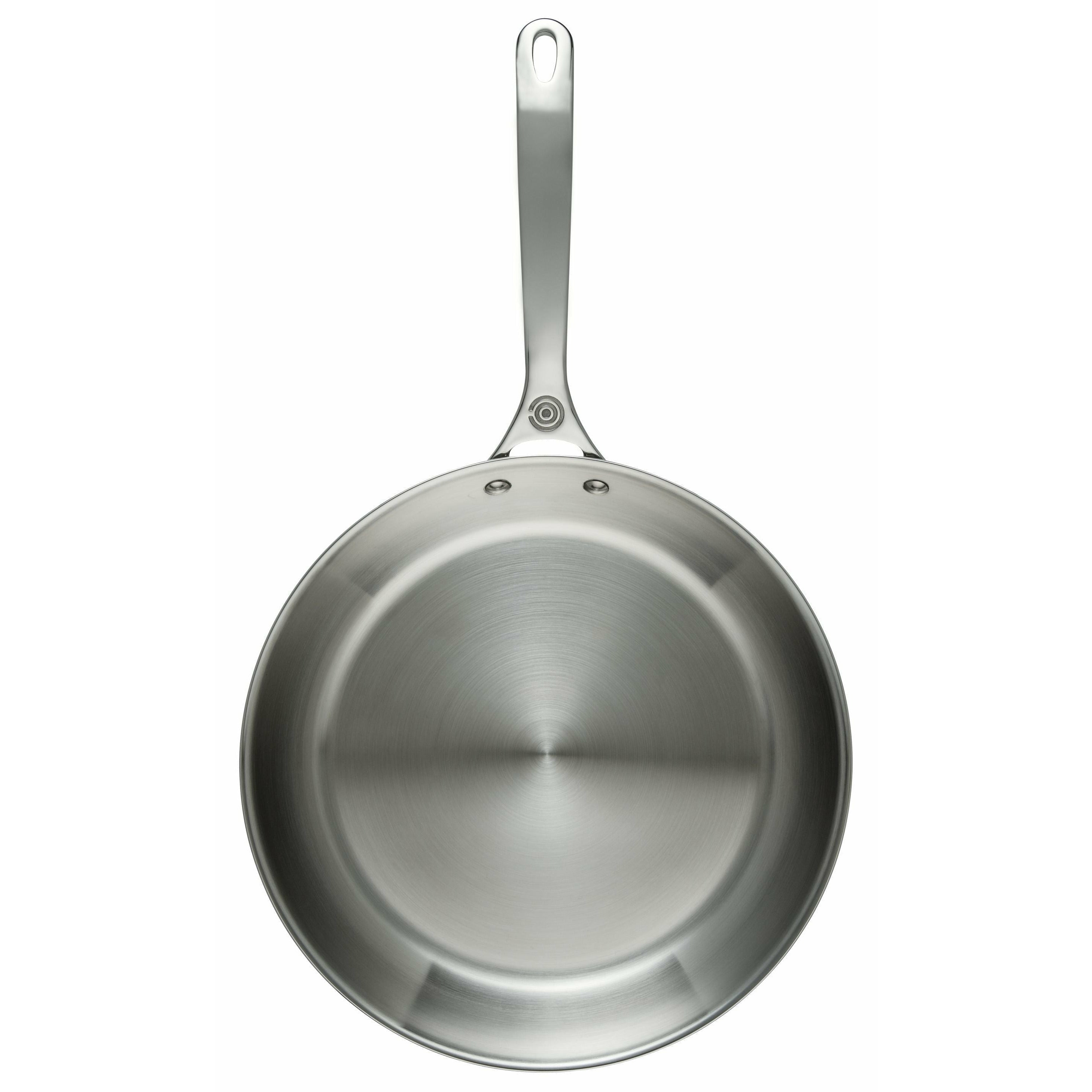 Le Creuset Signature Stainless Steel Uncoated Shallow Frying Pan, 20 Cm