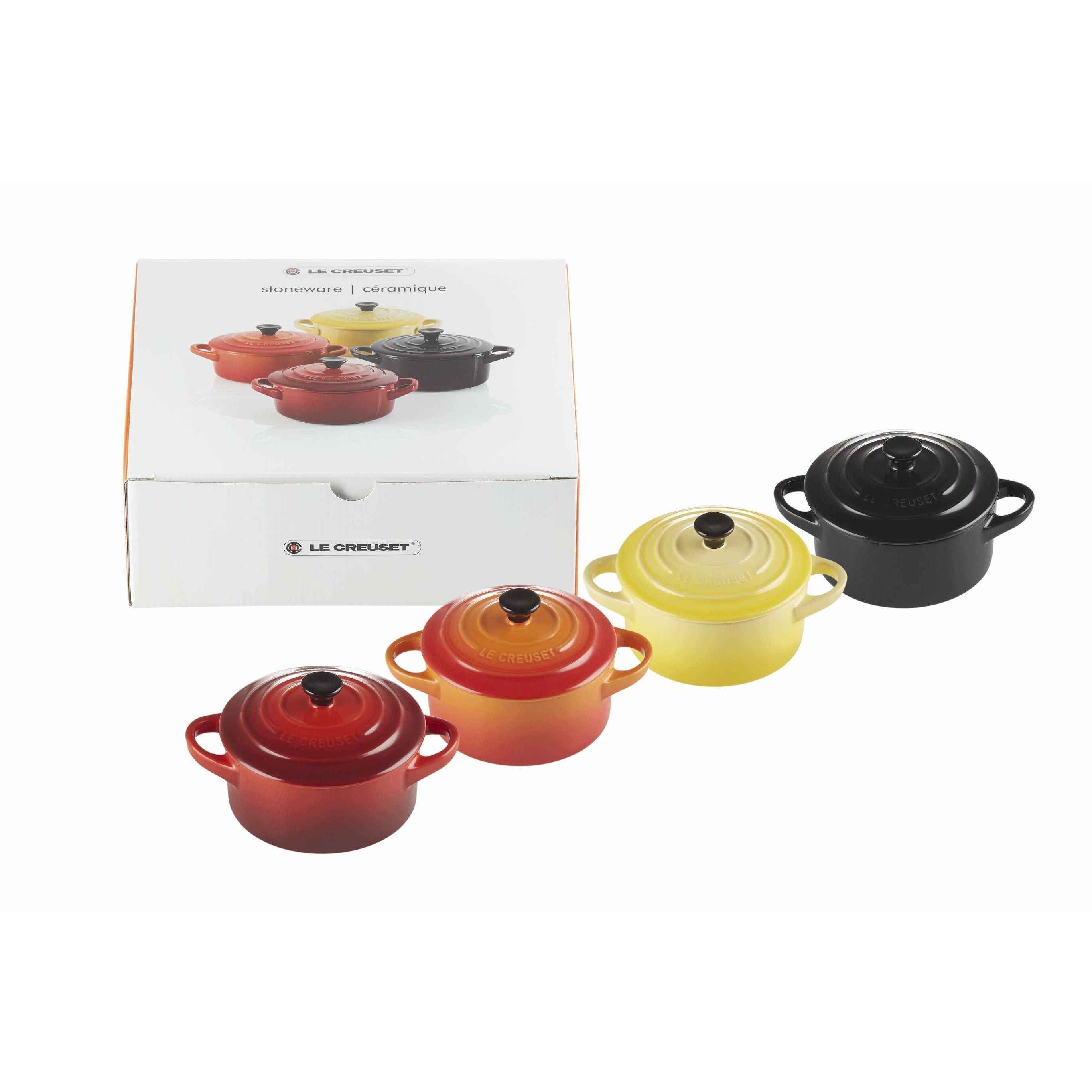 Le Creuset Mini Cocotte 10 X 5 Cm Red, 4 Pcs.