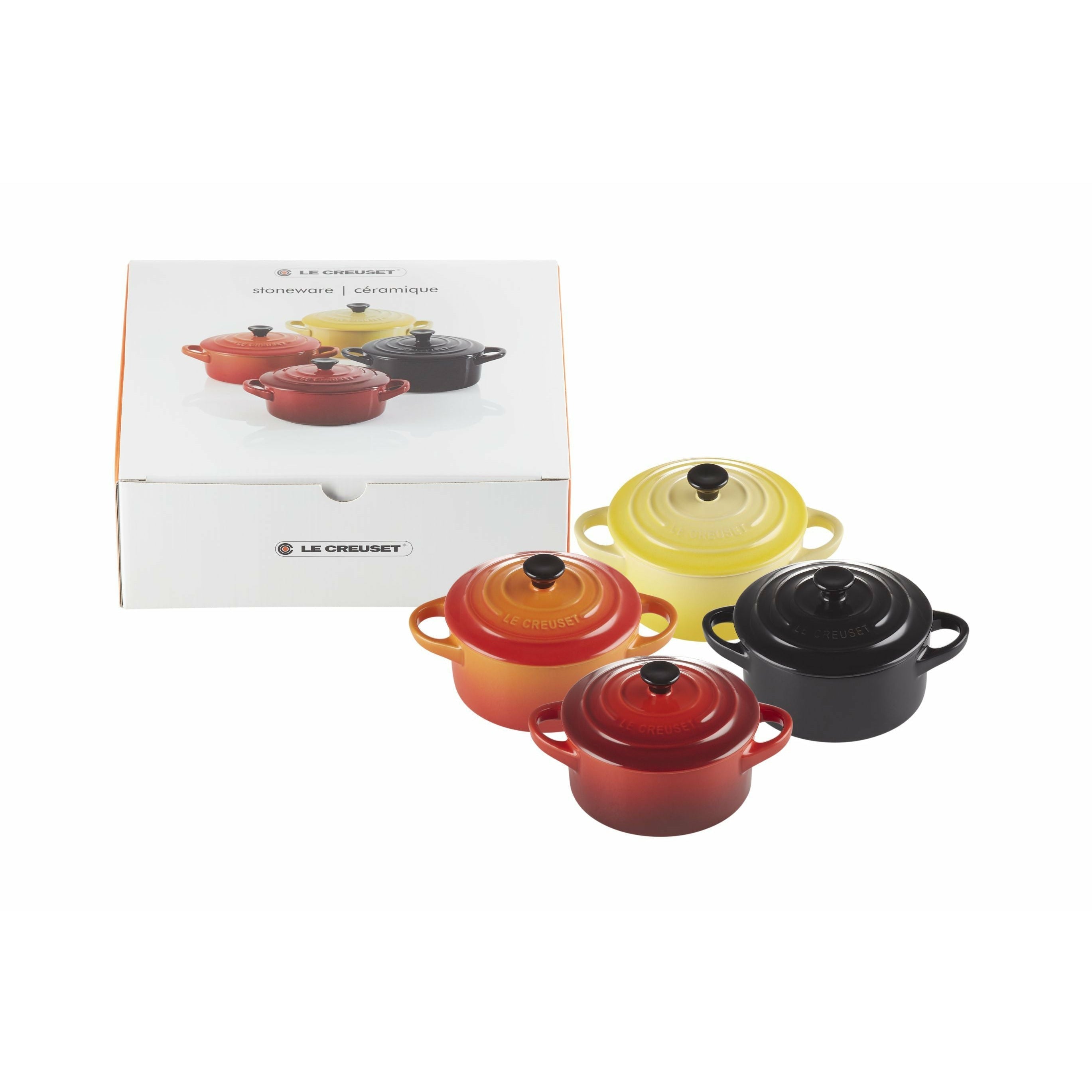 Le Creuset Mini Cocotte 10 X 5 Cm Red, 4 Pcs.