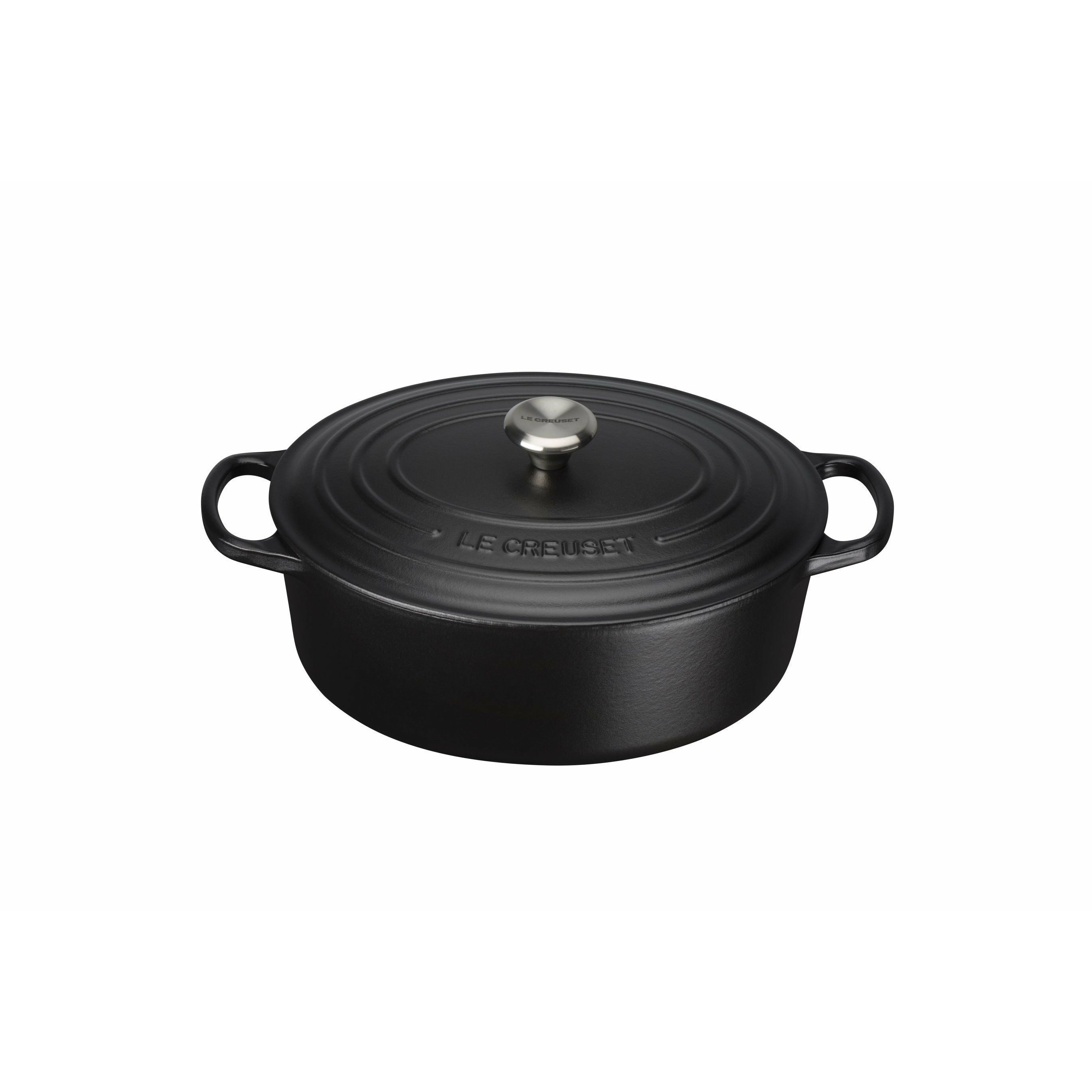 Le Creuset Signature Oval Roaster 27 Cm, Black