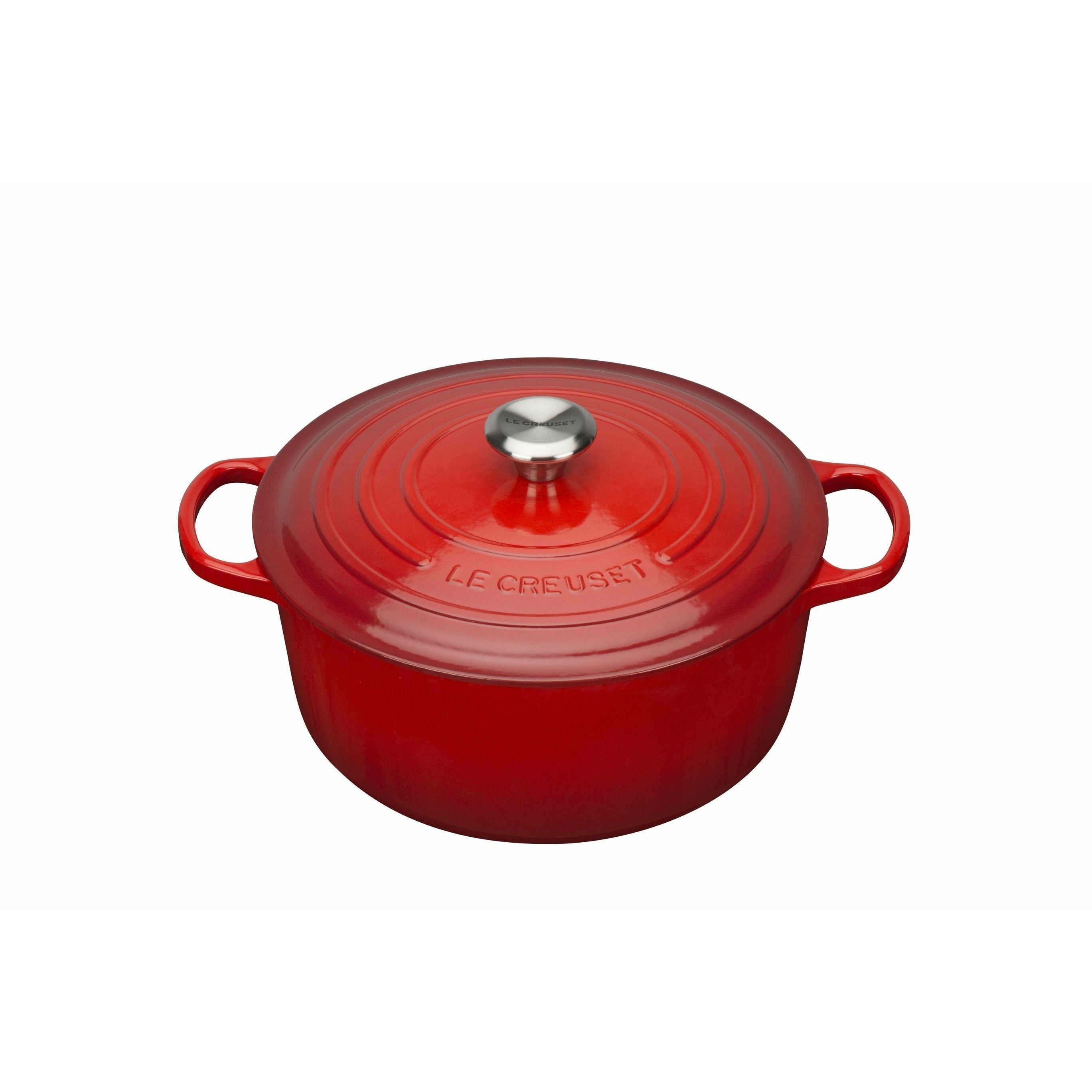 Le Creuset Signature Round Roaster 24 Cm, Cherry Red