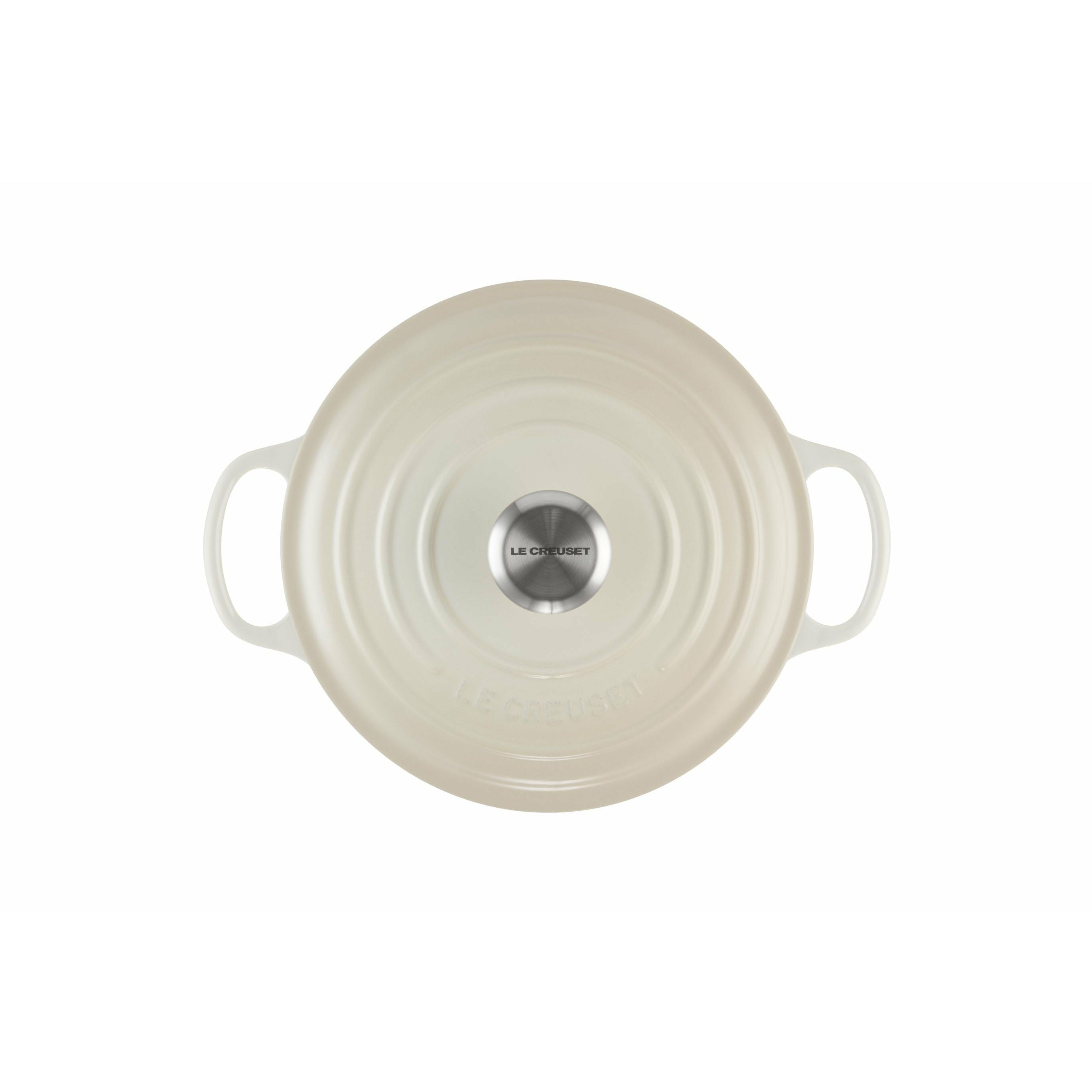 Le Creuset Signature Round Roaster 24 Cm, Meringue