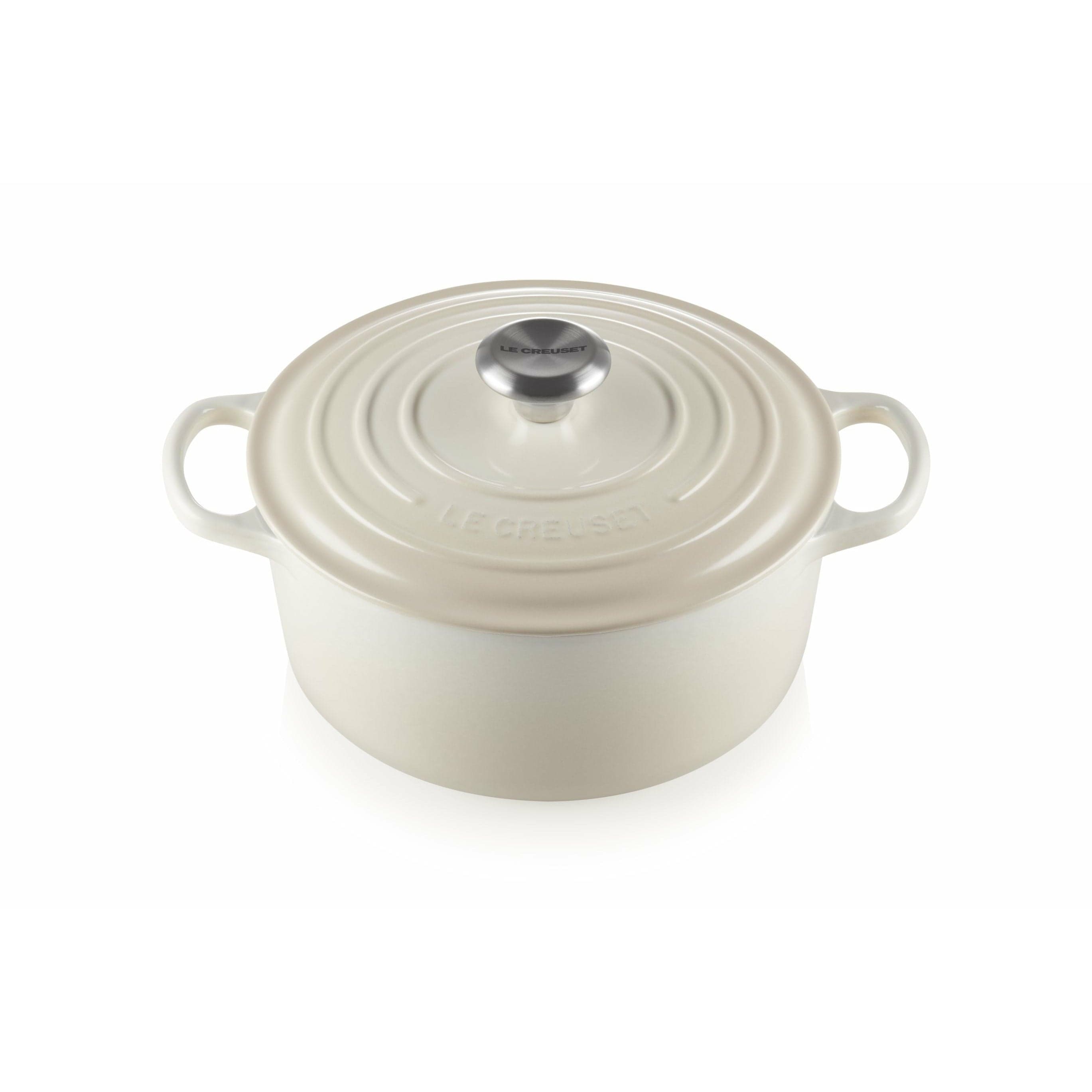 Le Creuset Signature Round Roaster 24 Cm, Meringue