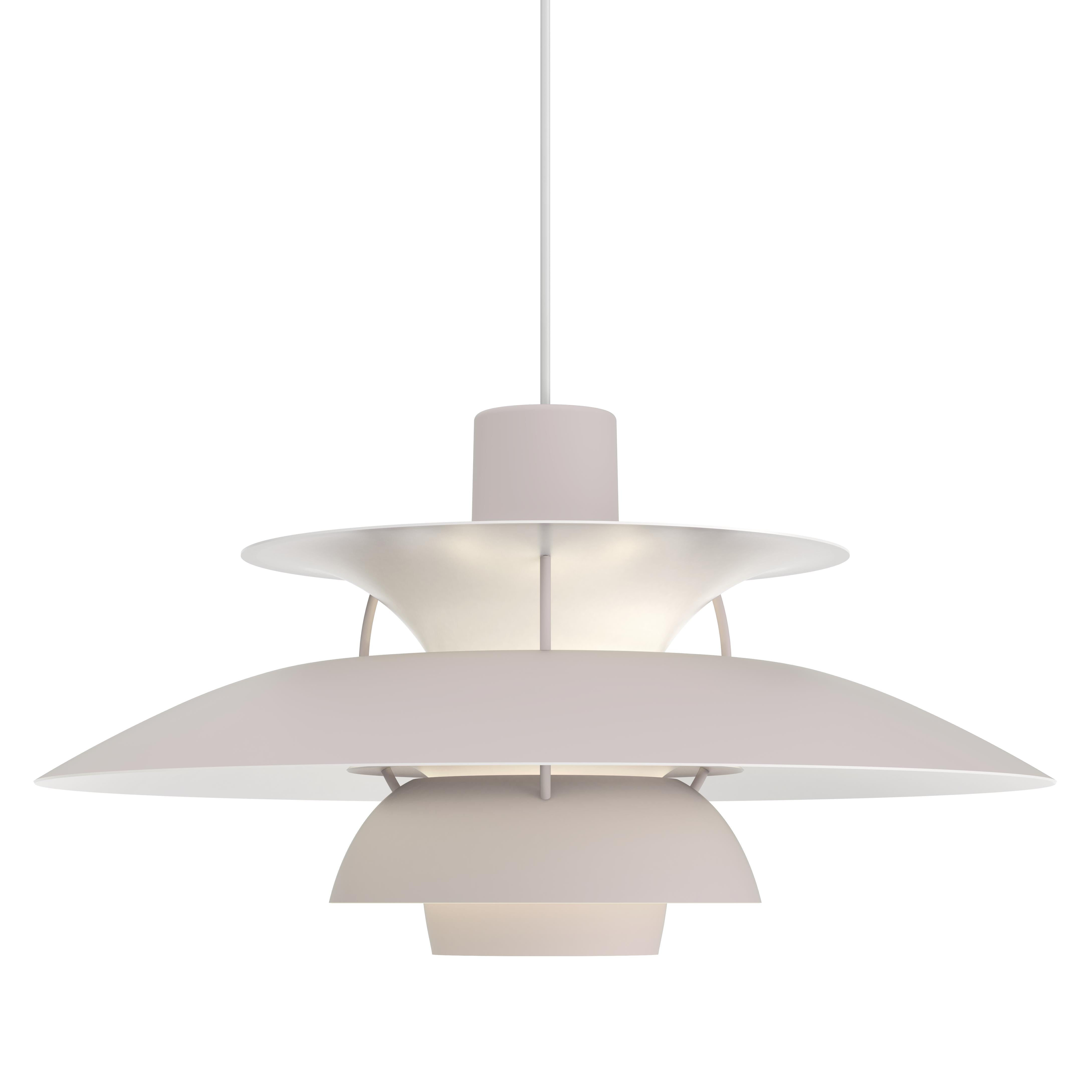 Louis Poulsen Ph 5 Pendant Monochrome, Oyster Grey